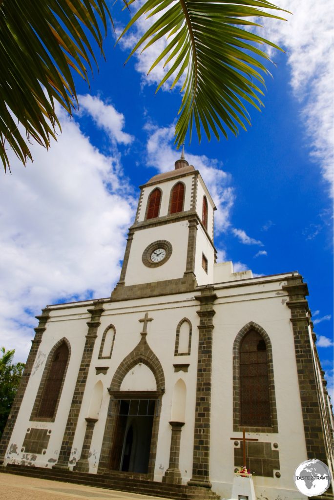 An exterior view of the Eglise de St Louis.