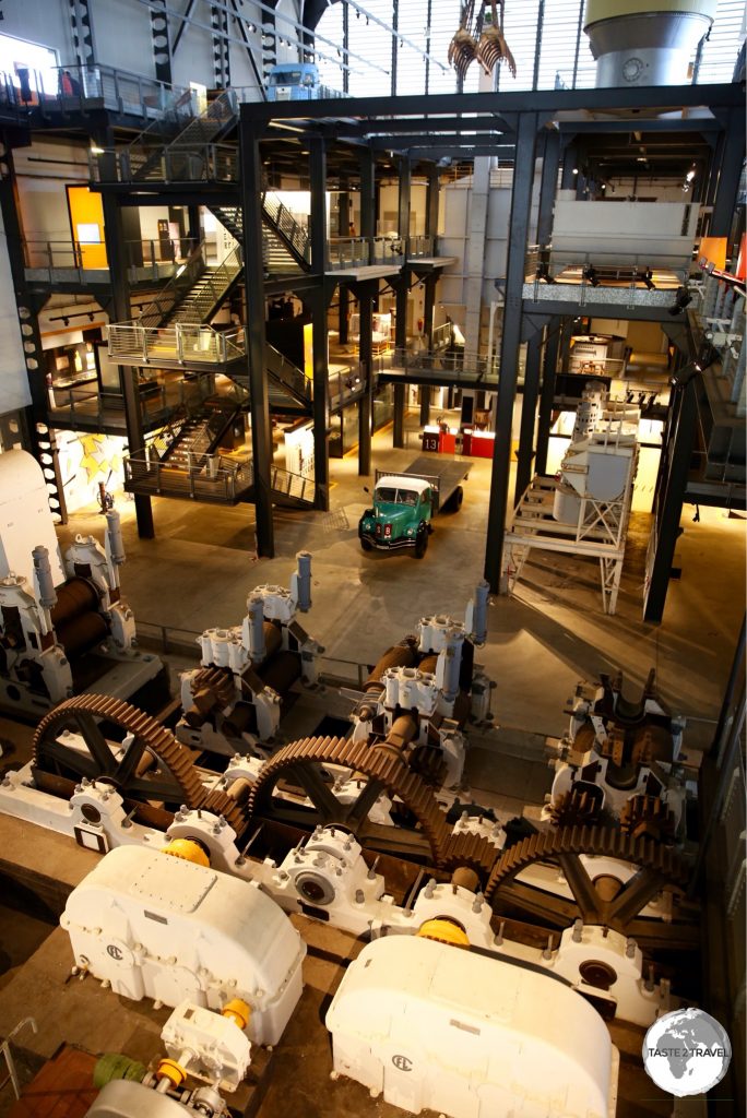 Displays at the Stella Matutina Museum are laid-out over 5 floors inside the old sugar factory.