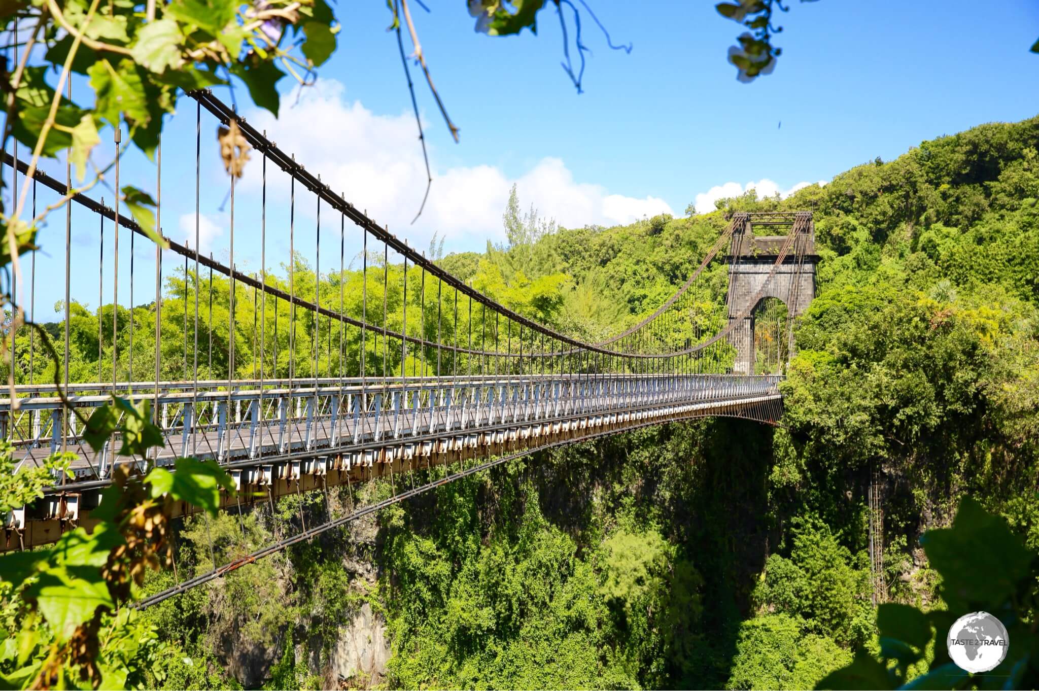 The incredible <i>Rivière de l'Est</i> suspension bridge is now permanently closed to pedestrian traffic.