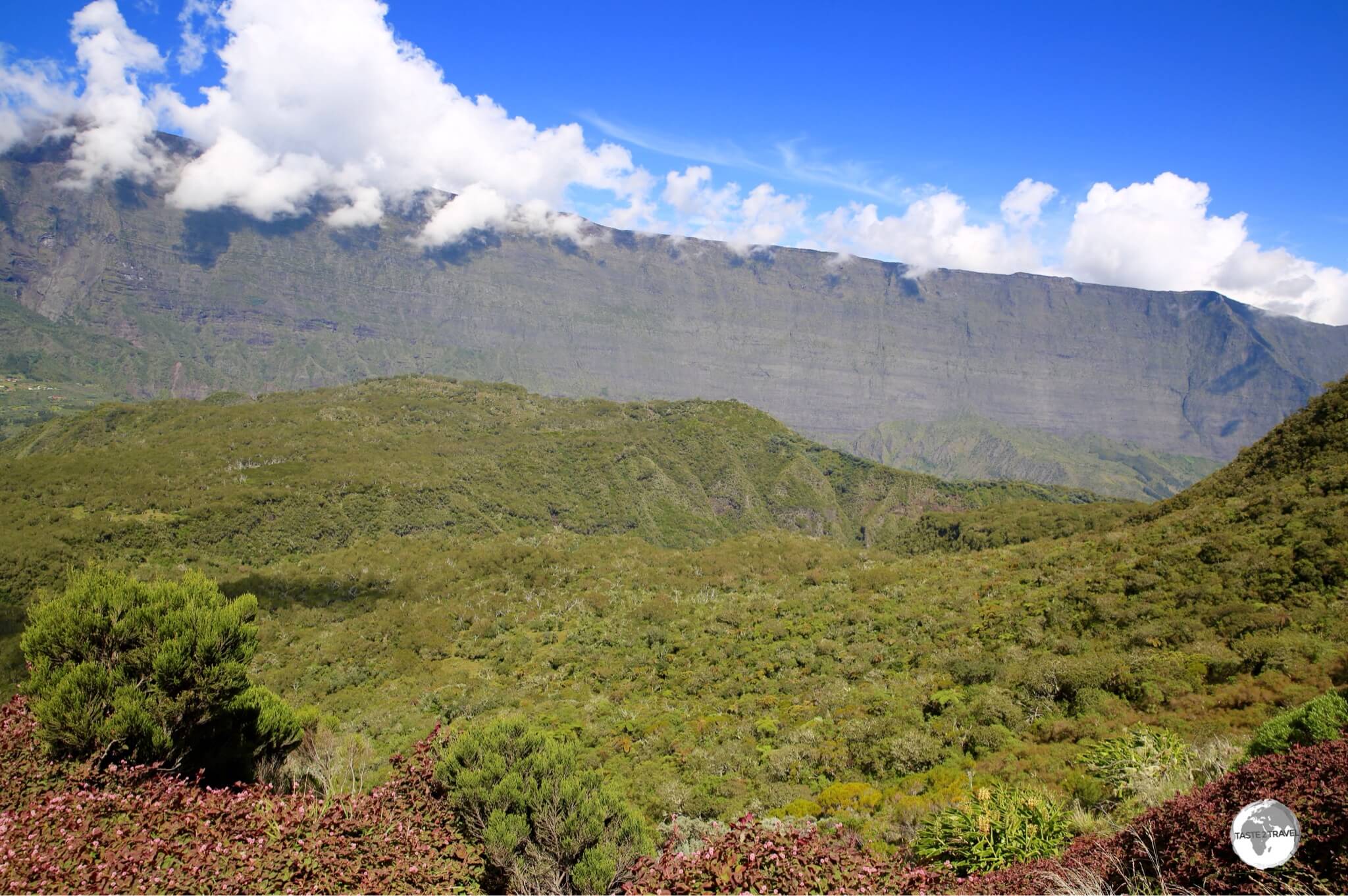 With no roads, the rugged, pristine and somewhat inaccessible, Cirque de Mafate, is a hiker's paradise.