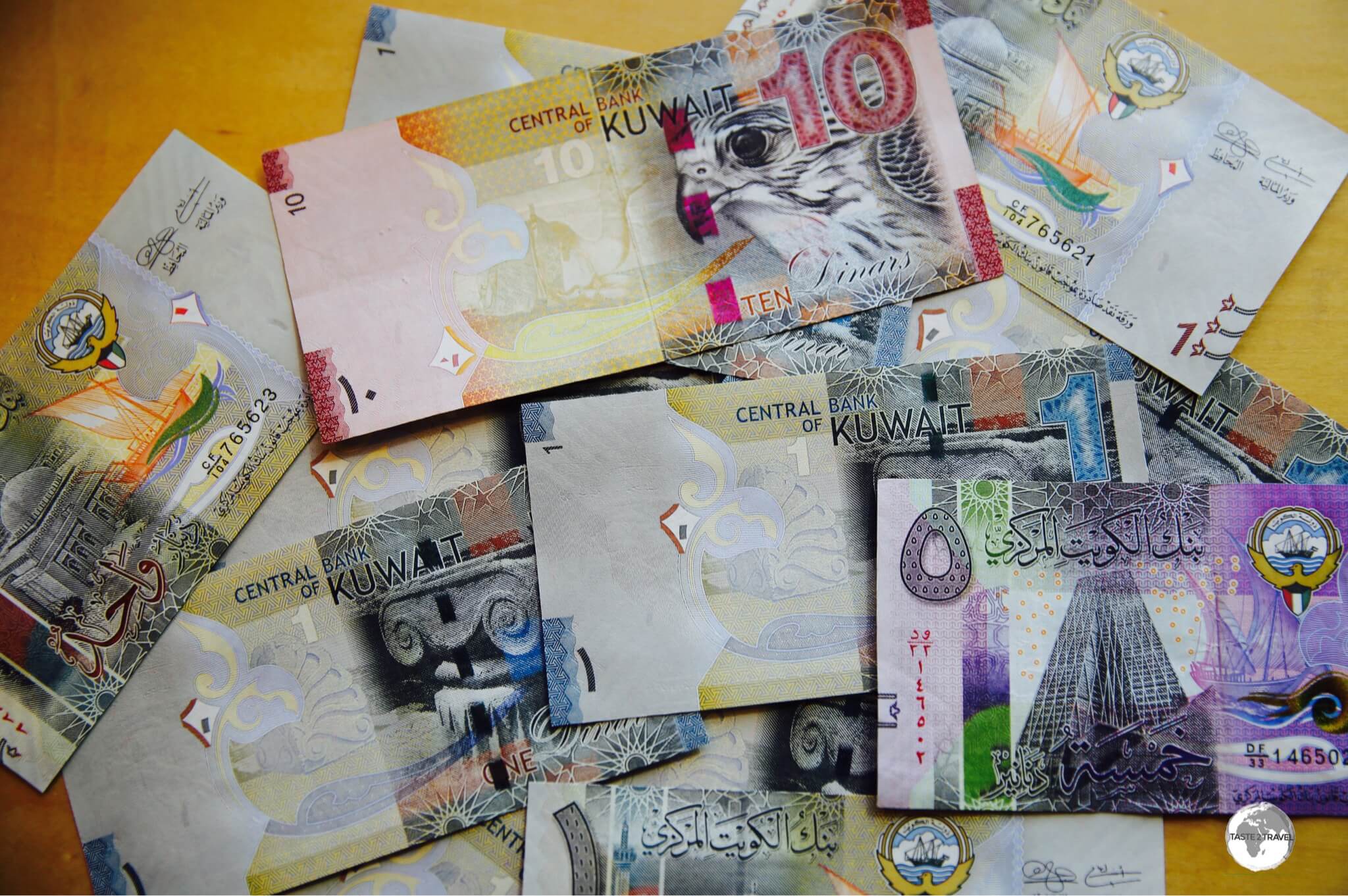 Known as the strongest currency in the world, one Kuwaiti Dinar is worth a little more than US$3.