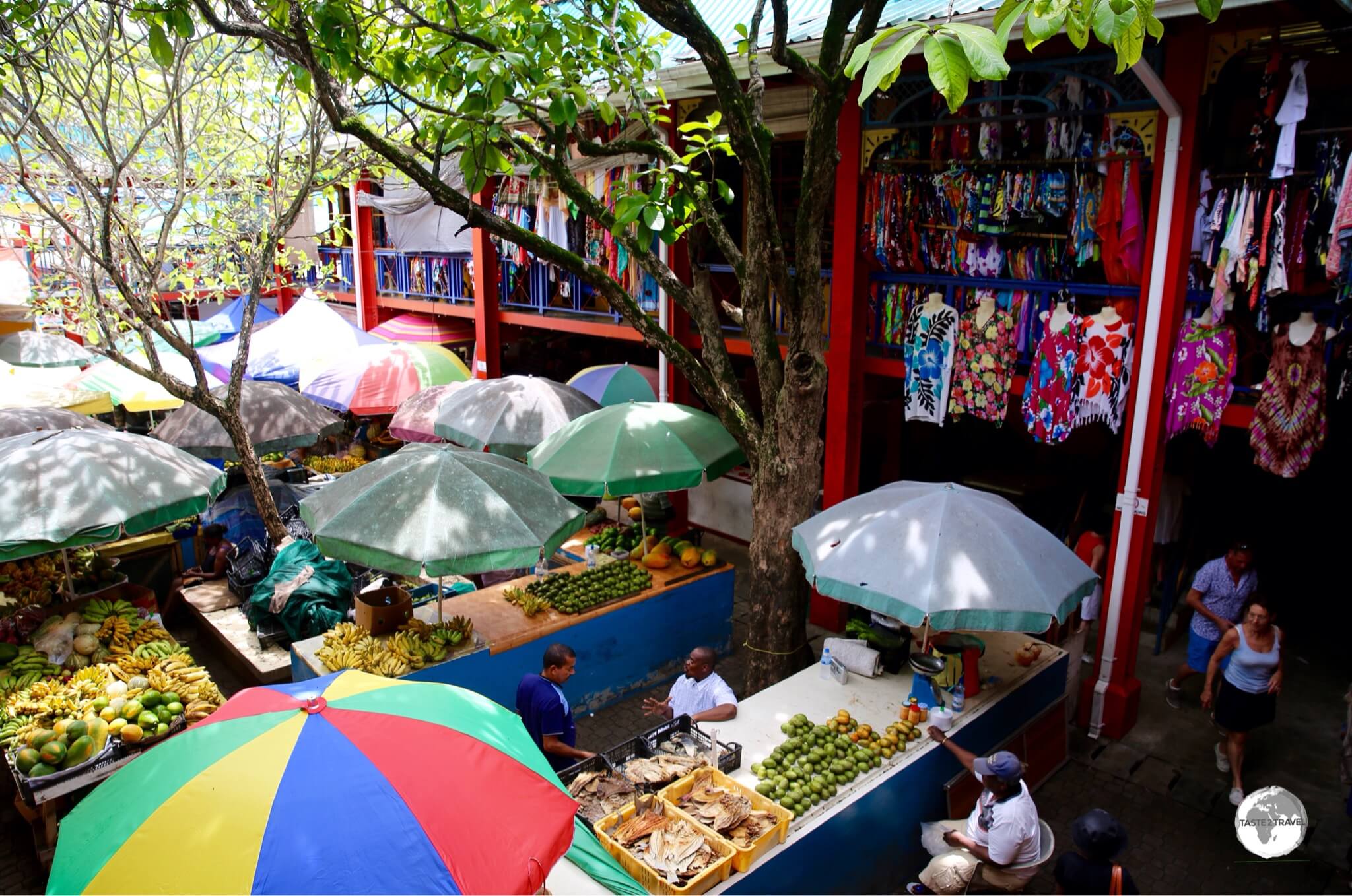 The Sir Selwyn Selwyn-Clarke Market is a great place to buy local produce and souvenirs.