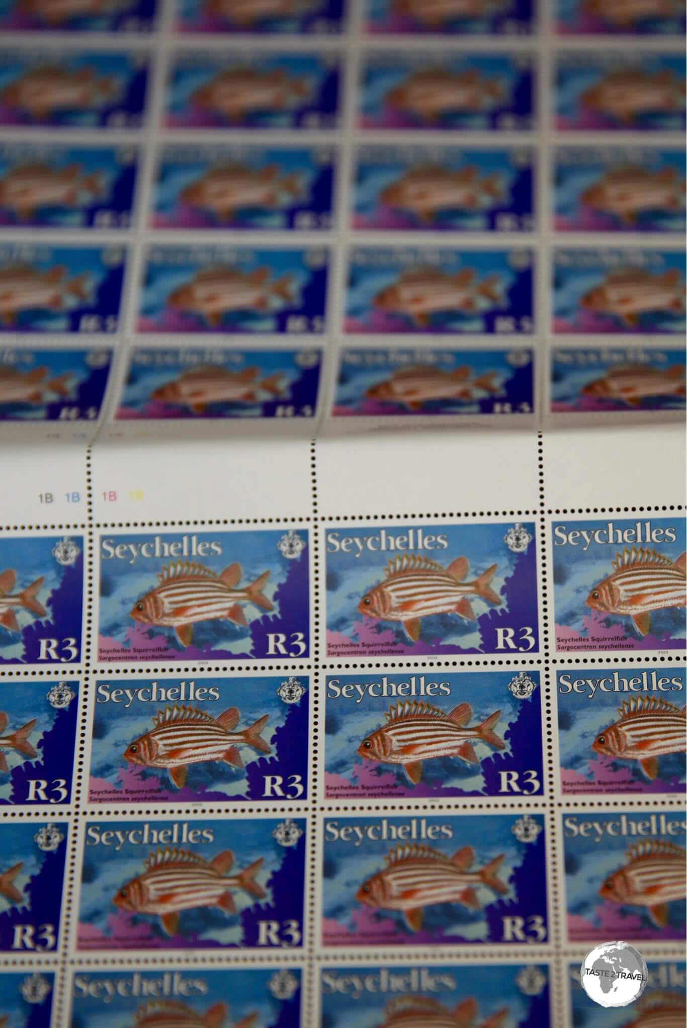 The colourful marine life of the islands is a popular subject for stamp issues.