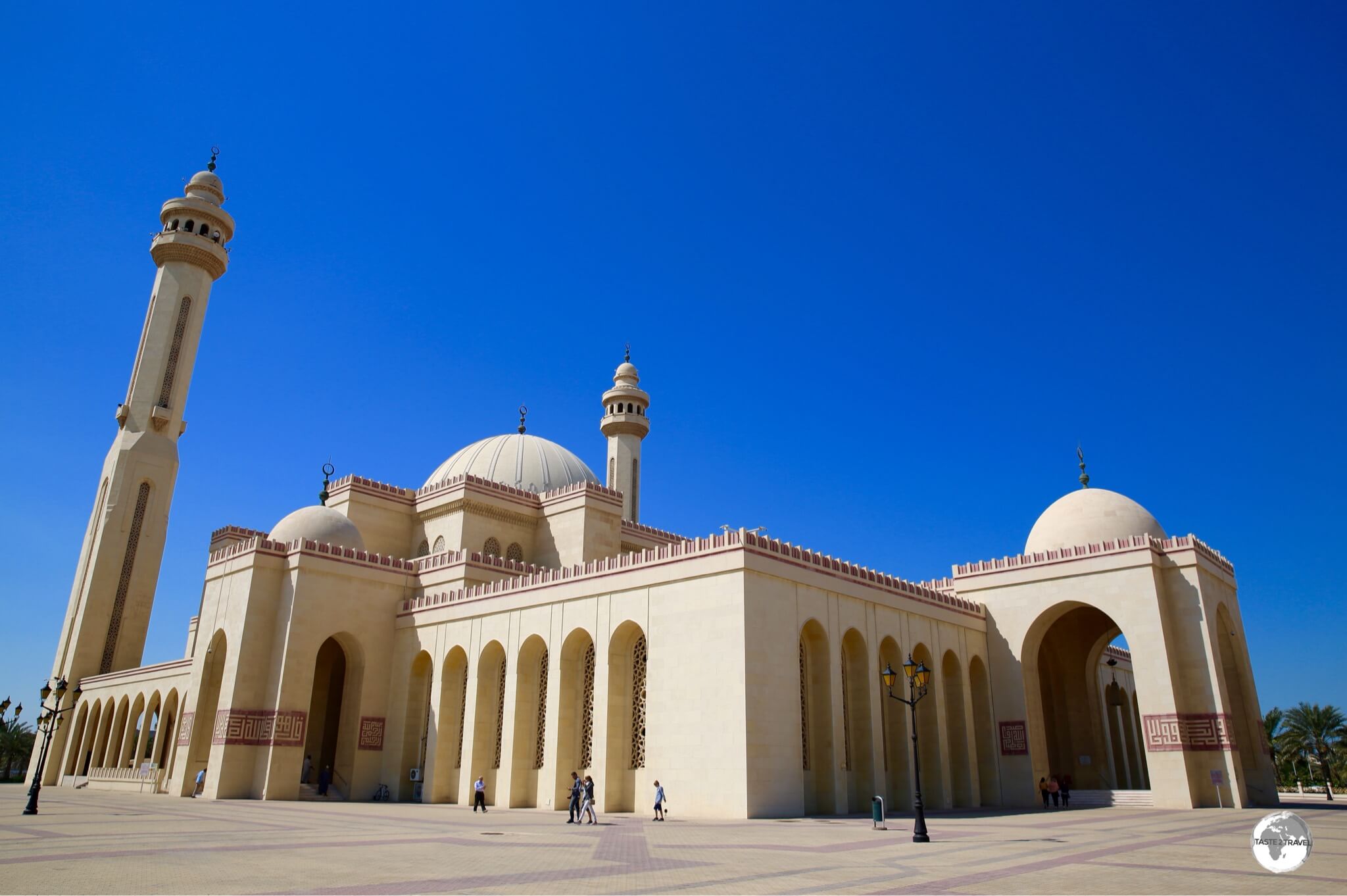 The Al Fatih mosque is the principal mosque in Bahrain.