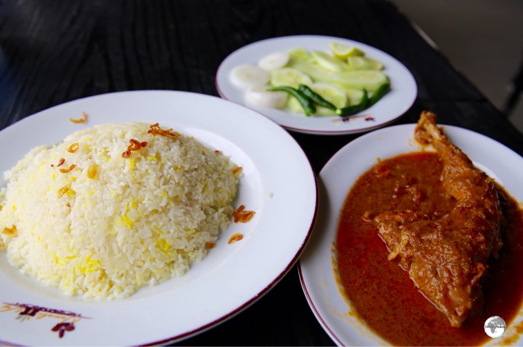 Most meals in Bangladesh are served with a huge portion of Chinigura rice.