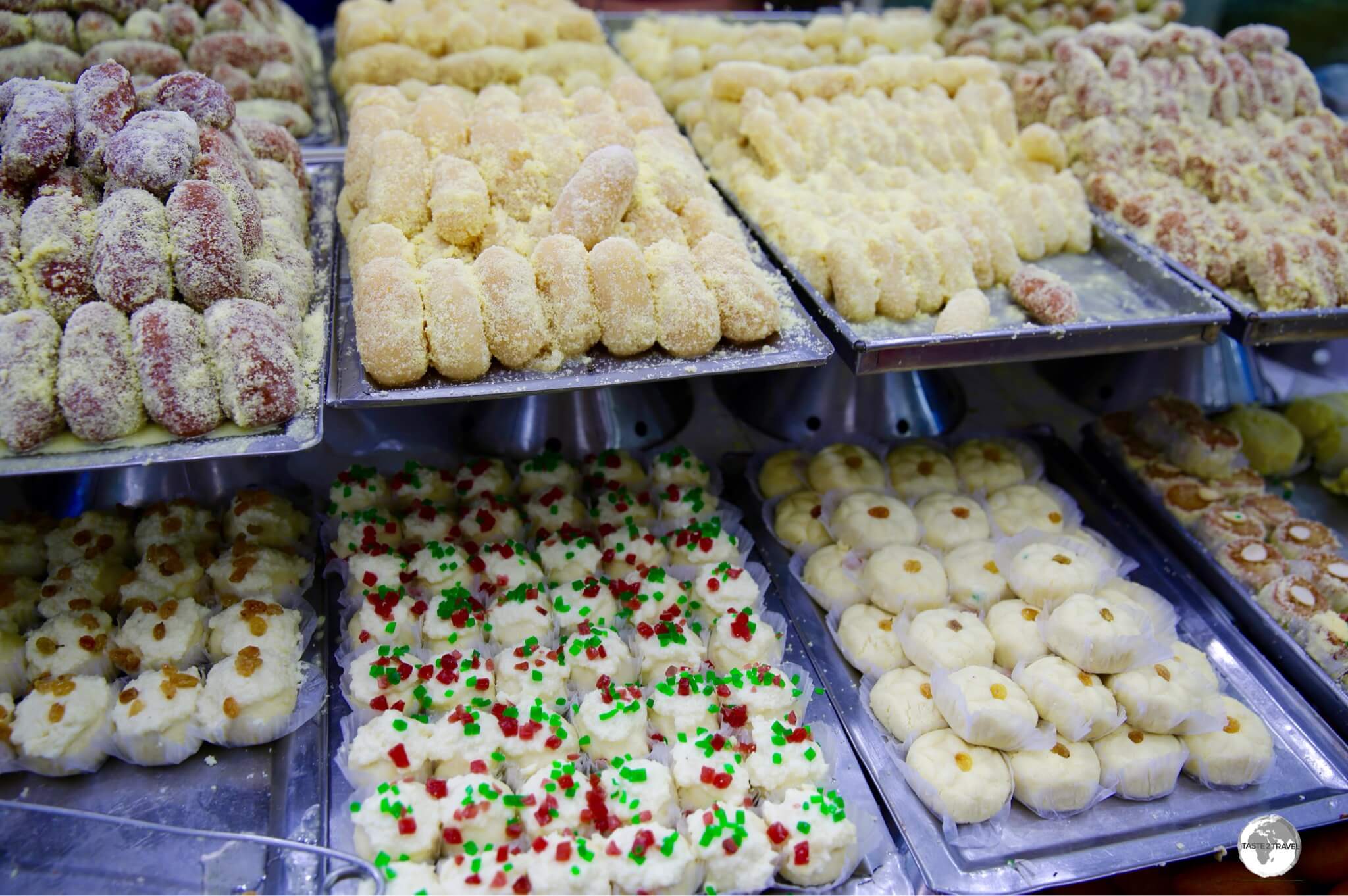 Mouth-watering sweets on offer at the legendary 'Madina Mishtanno Bhandar' in Old Dhaka.