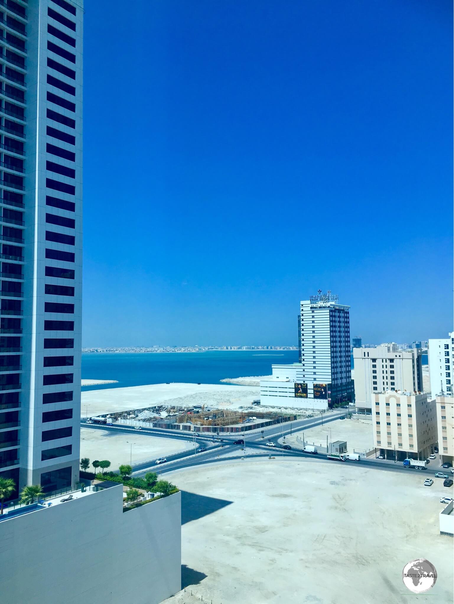 A view of Juffair, a new part of Manama, built on reclaimed land.