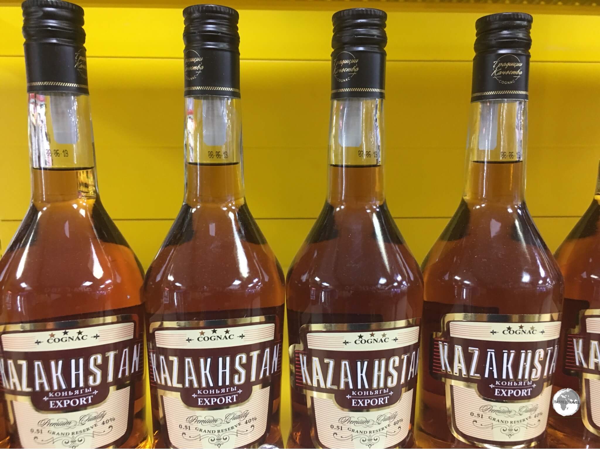 Kazakhstan Cognac sells for just a few dollars a bottle in most supermarkets. 