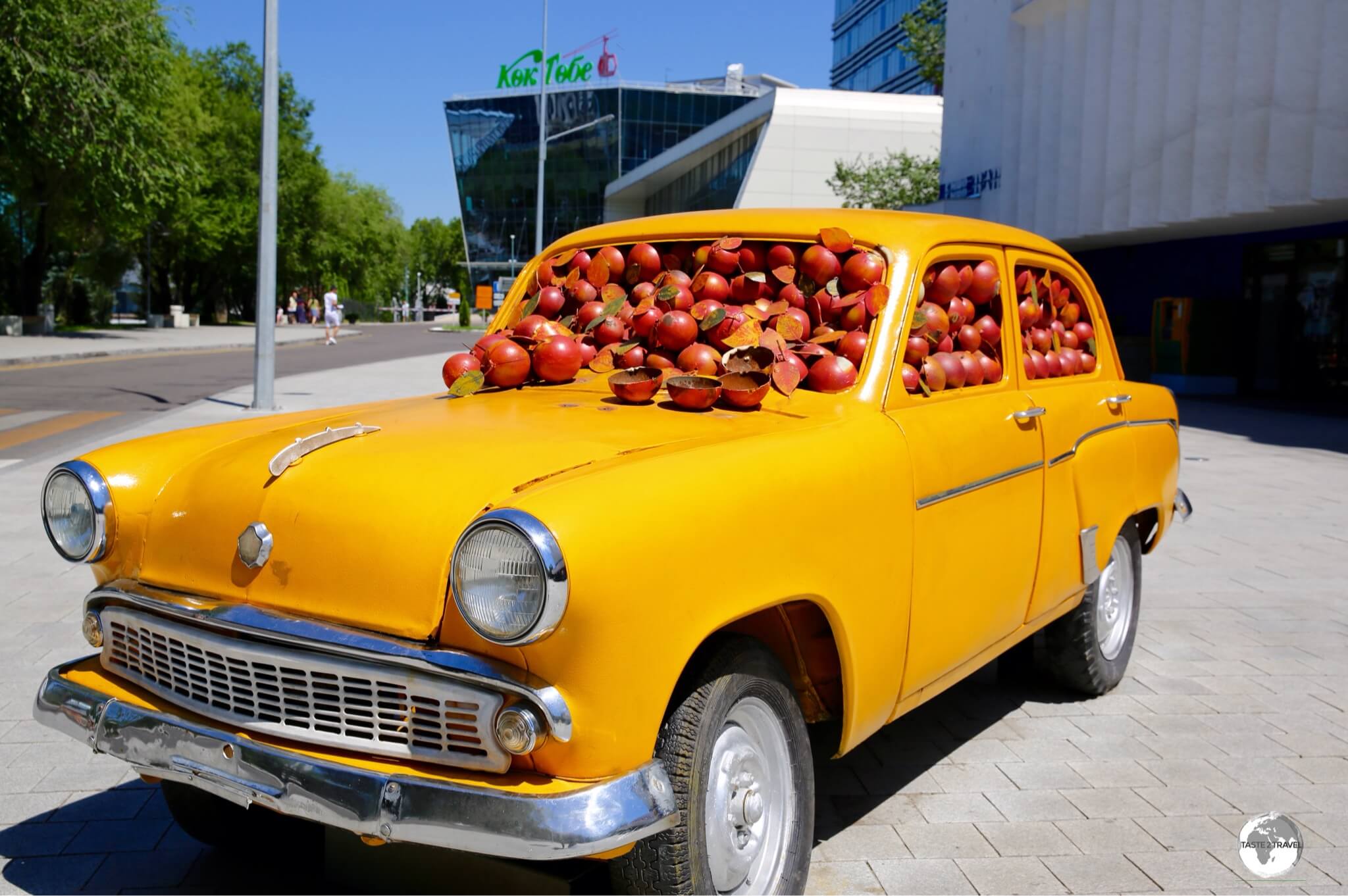 Almaty used to be called Alma-Ata, meaning ‘father of apples’.