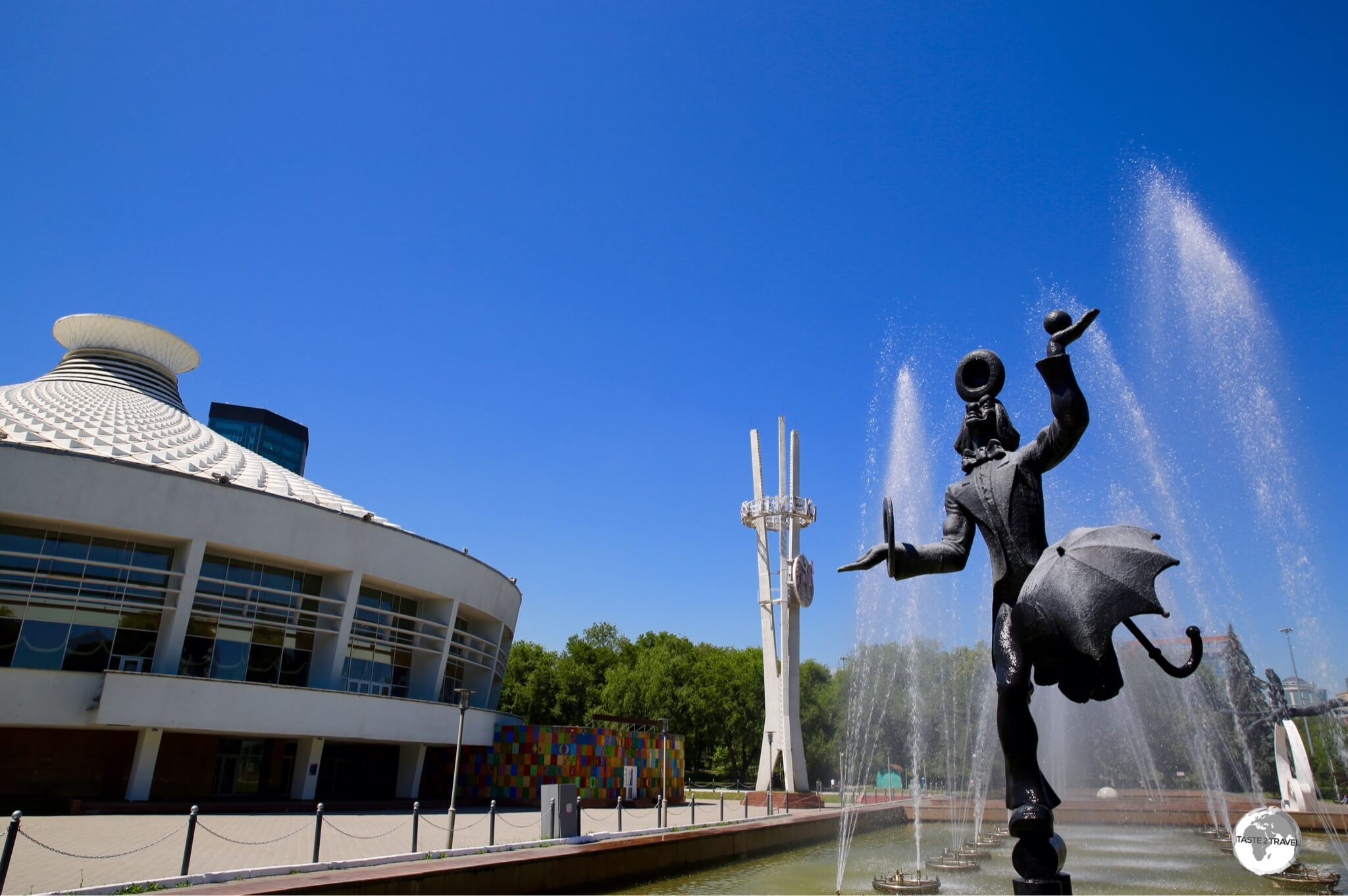 The Kazakh State Circus in Almaty.