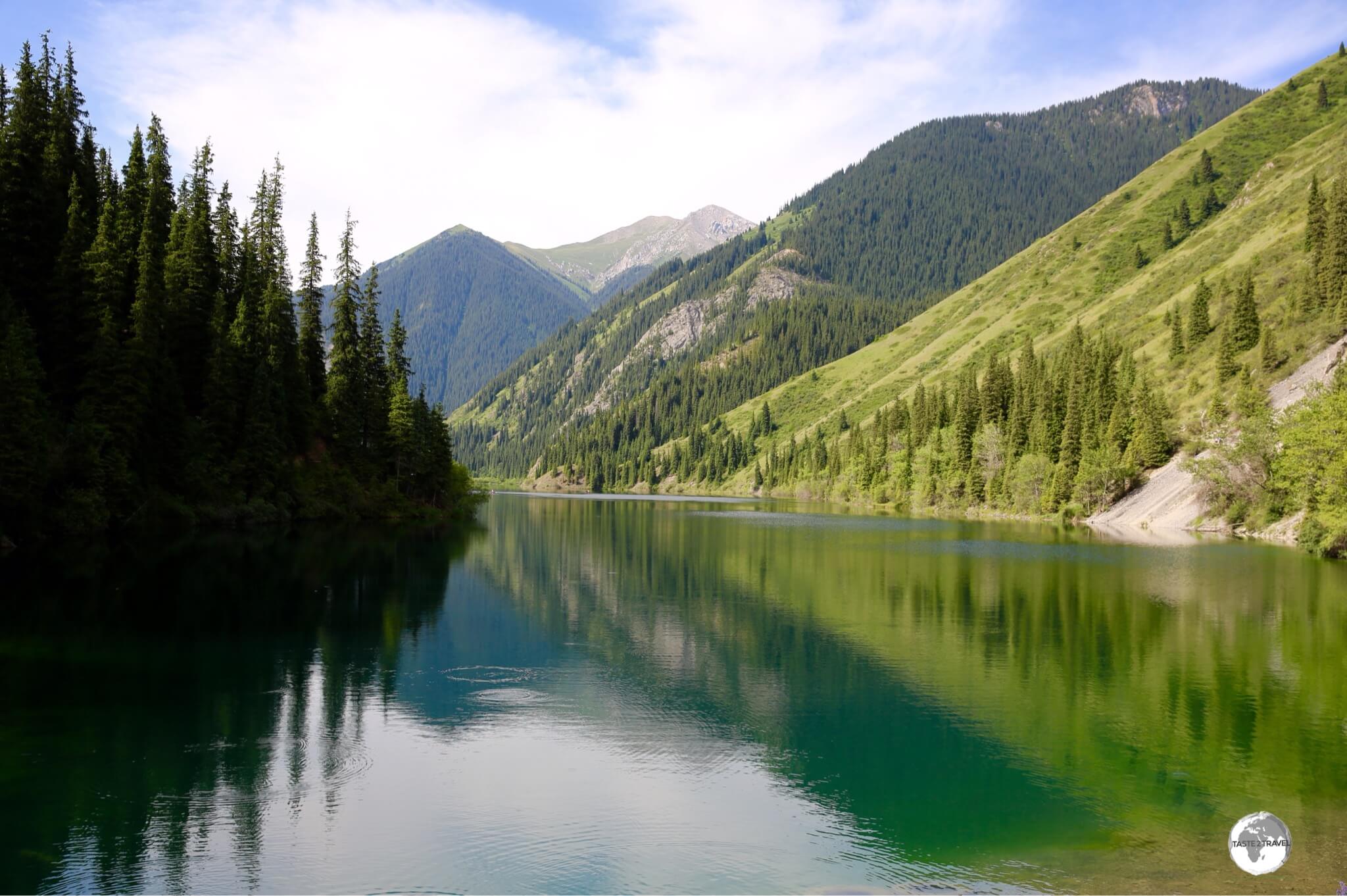 There are three lakes in the Kolsai Lakes National Park, this is the first and lowest of the three. 