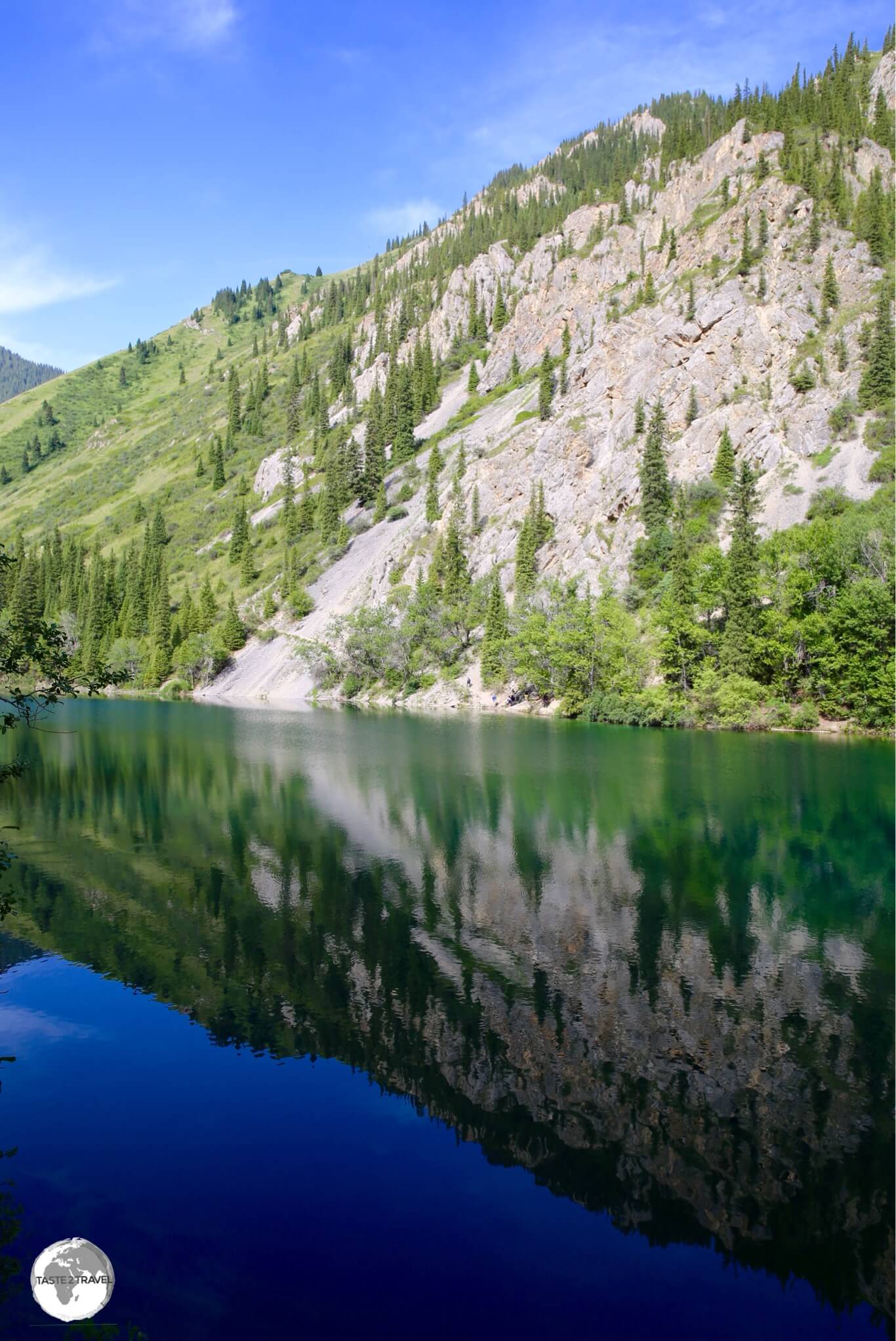 "Reflection" - Lower Kolsai Lake.