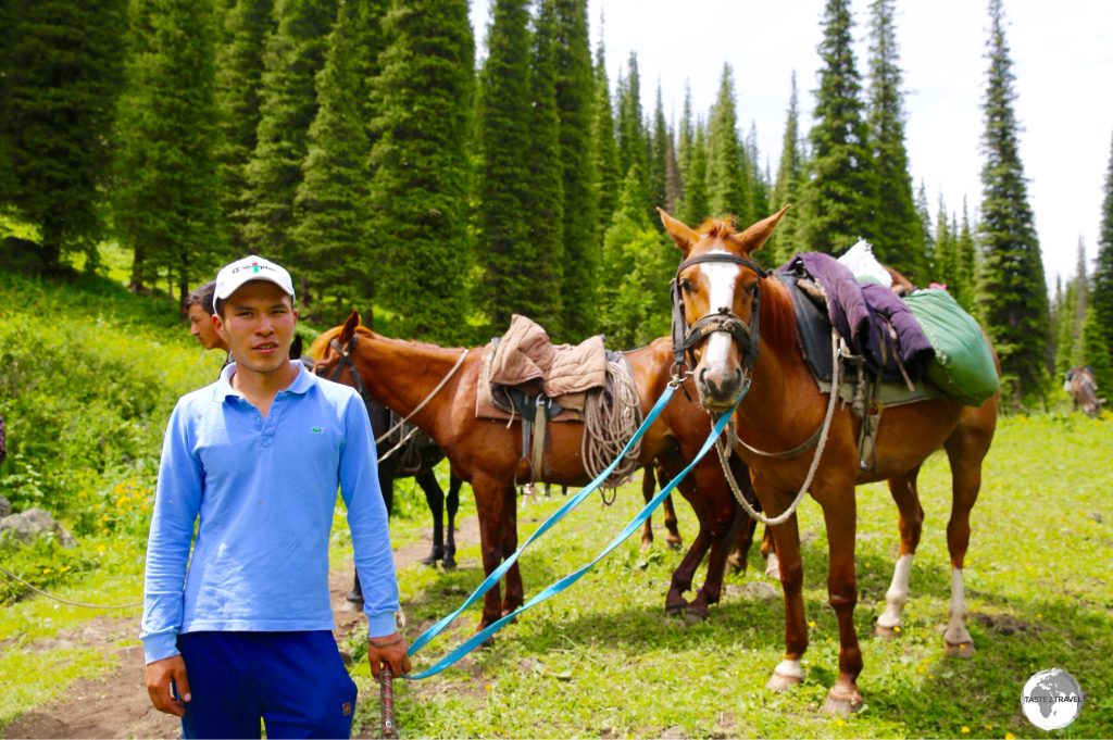 Horses are available for those who don’t wish to do the gruelling hike but they are very pushy on the narrow trail.