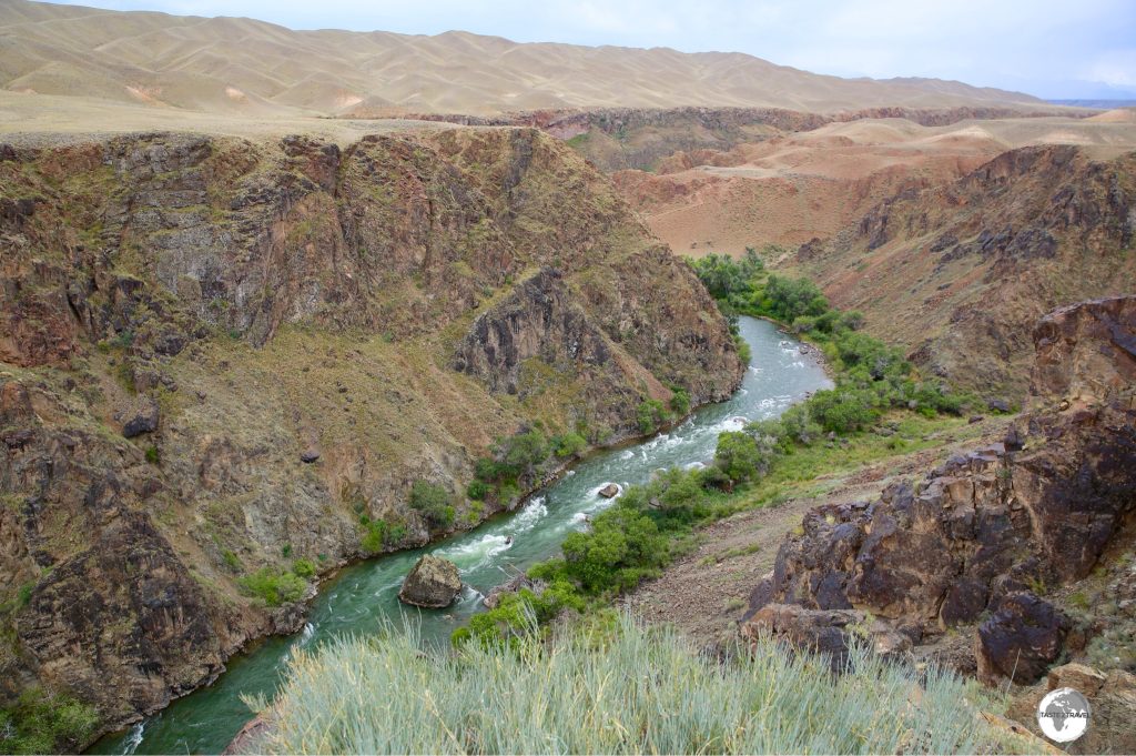 A panoramic view of Black Canyon.