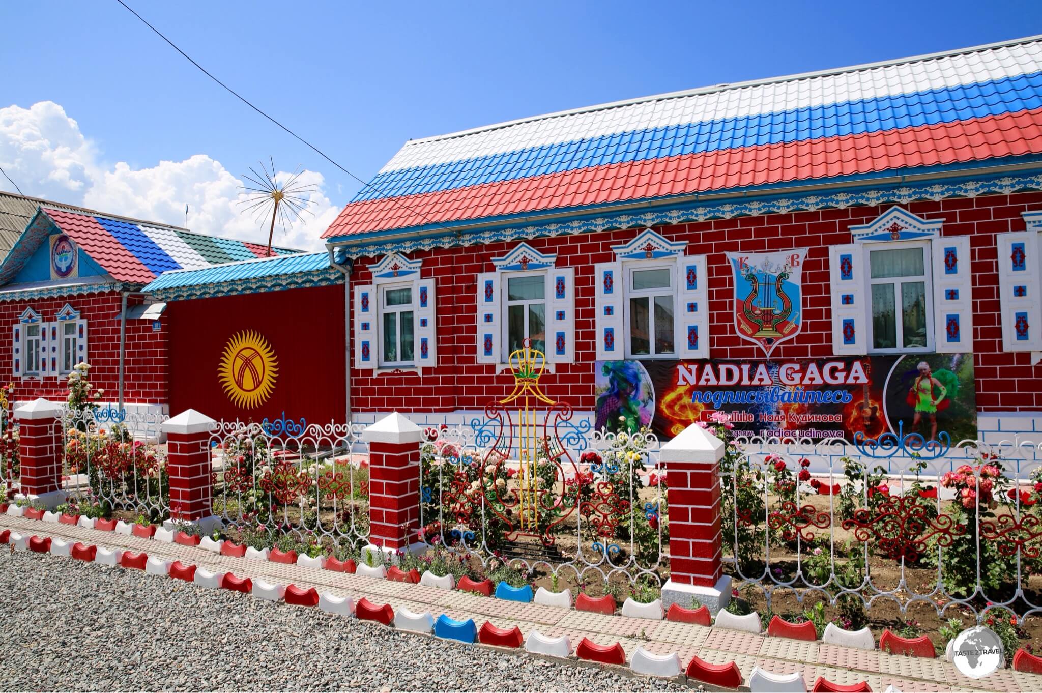 In a town full of decorated cottages, the Nadia Gaga house is in a league of its own.