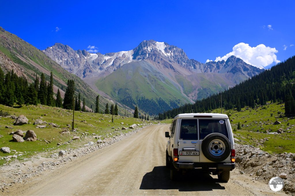 My rental car in the Barskoon valley.