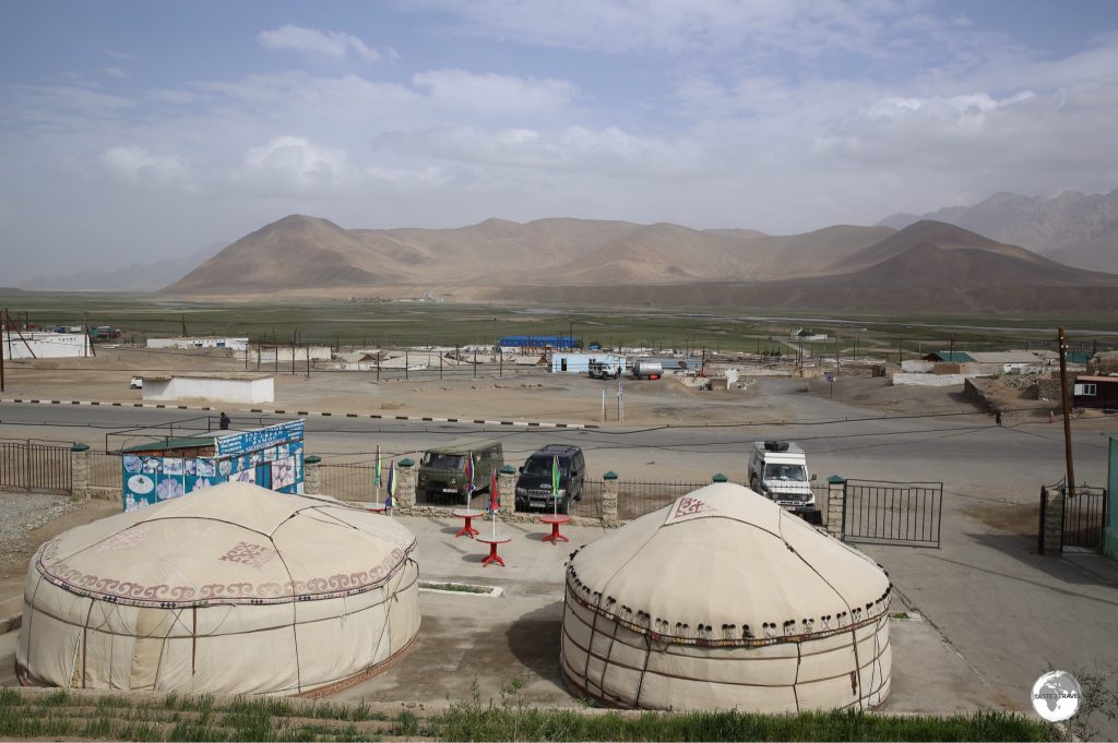 The view over Murgab, from my room at the Pamir hotel.