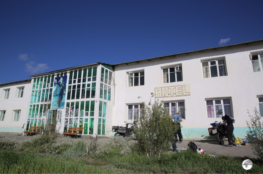 The Pamir hotel overlooks the remote town of Murgab.