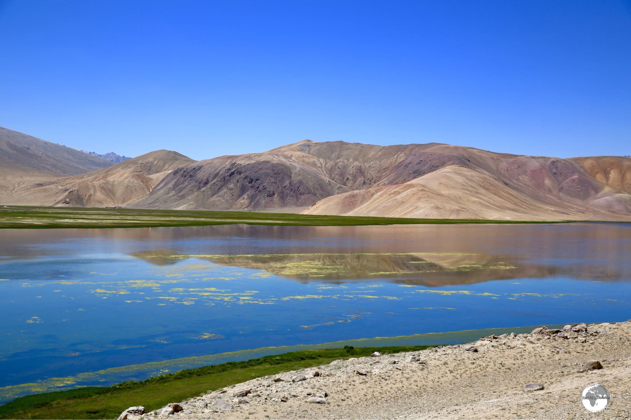 Tajikistan Travel Guide: The shallow waters of Bulunkul lake are frozen for much of the year. 