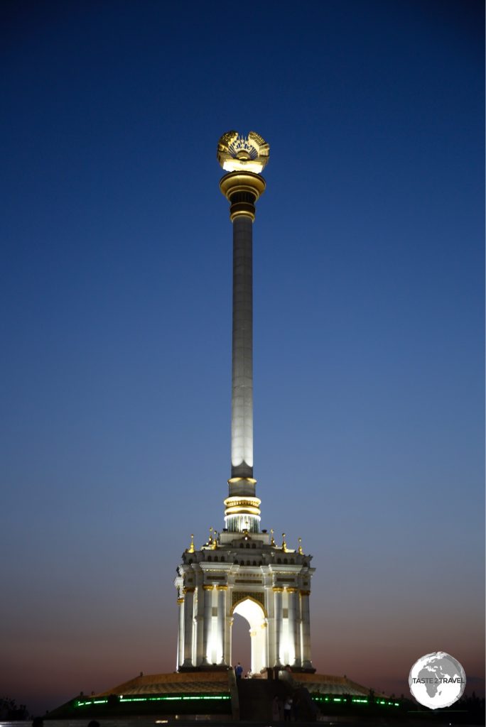 Located in Dushanbe, the Parchan was built to commemorate Tajikistan’s independence.