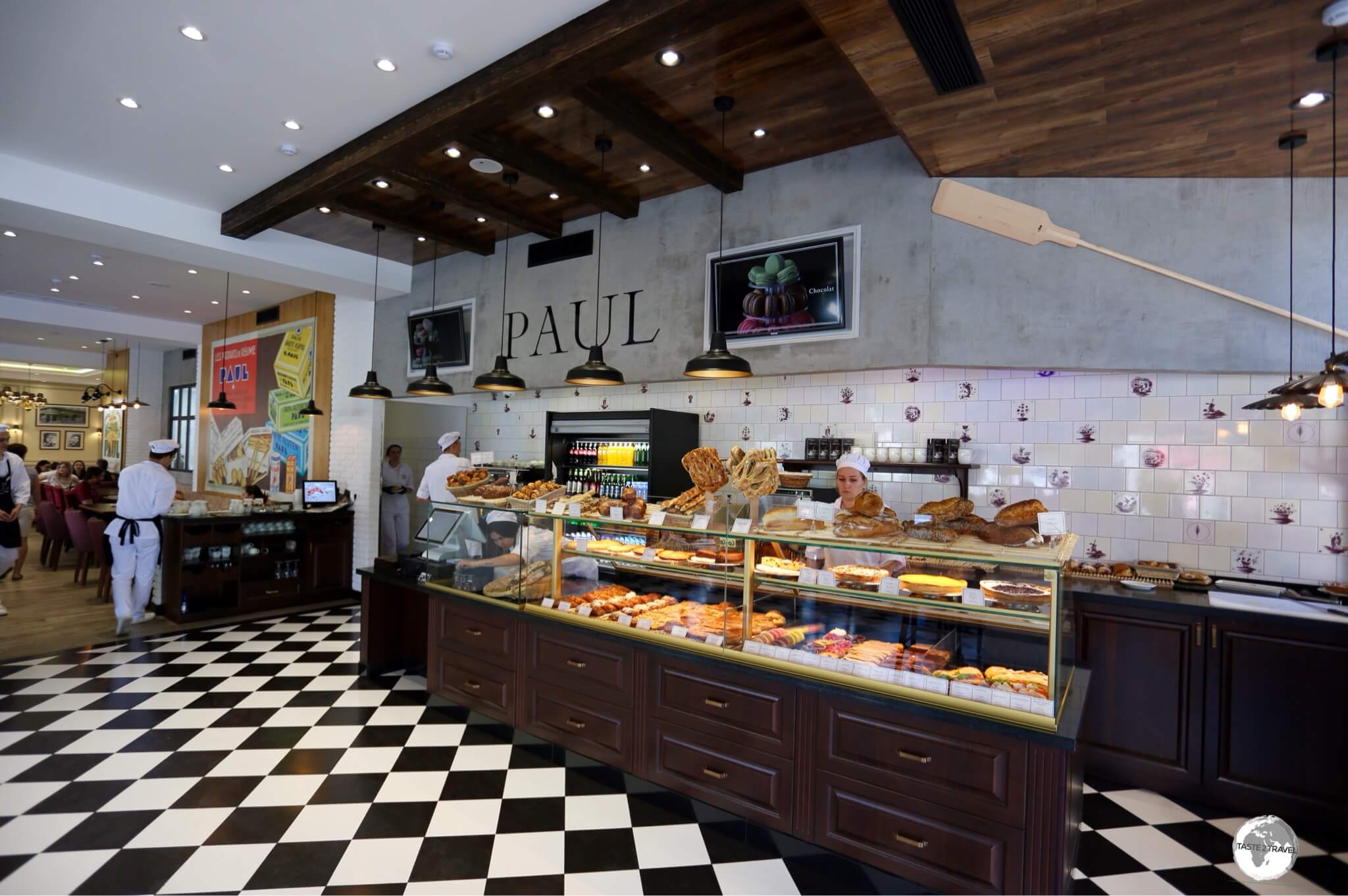 The newly opened Café Paul in Tashkent.