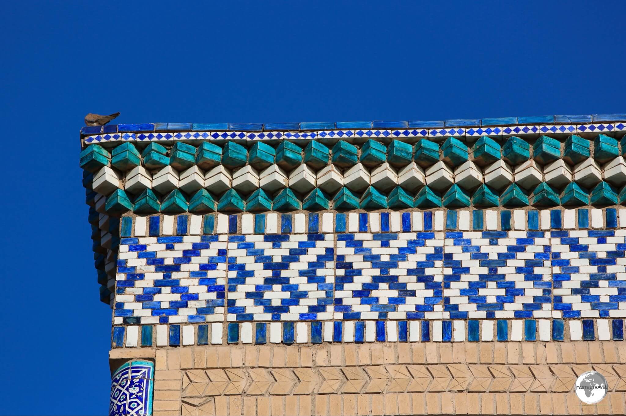 Tile-work on the Islam Khoja Madrasah.