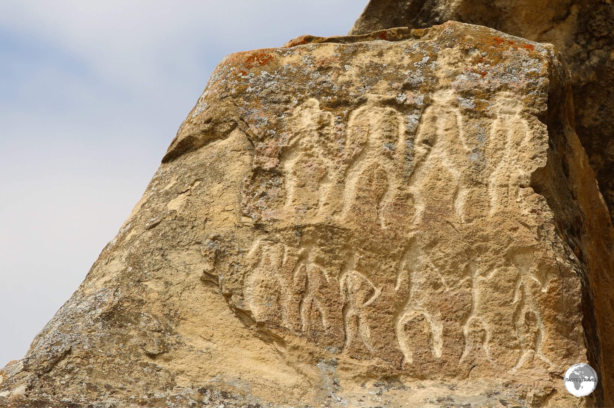 Petroglyphs at Gobustan, Azerbaijan. 