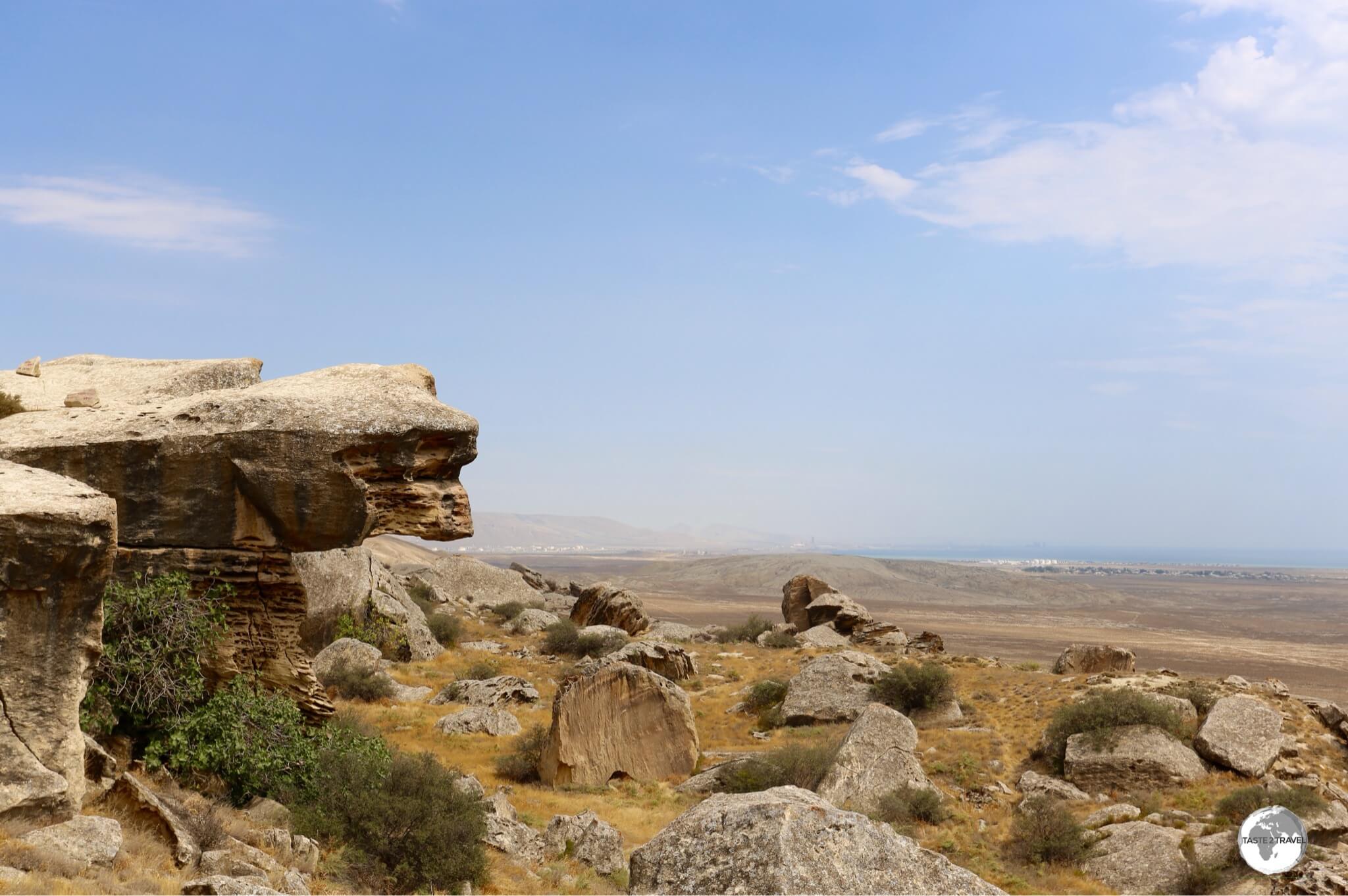 Gobustan Petroglyph Reserve, Azerbaijan.