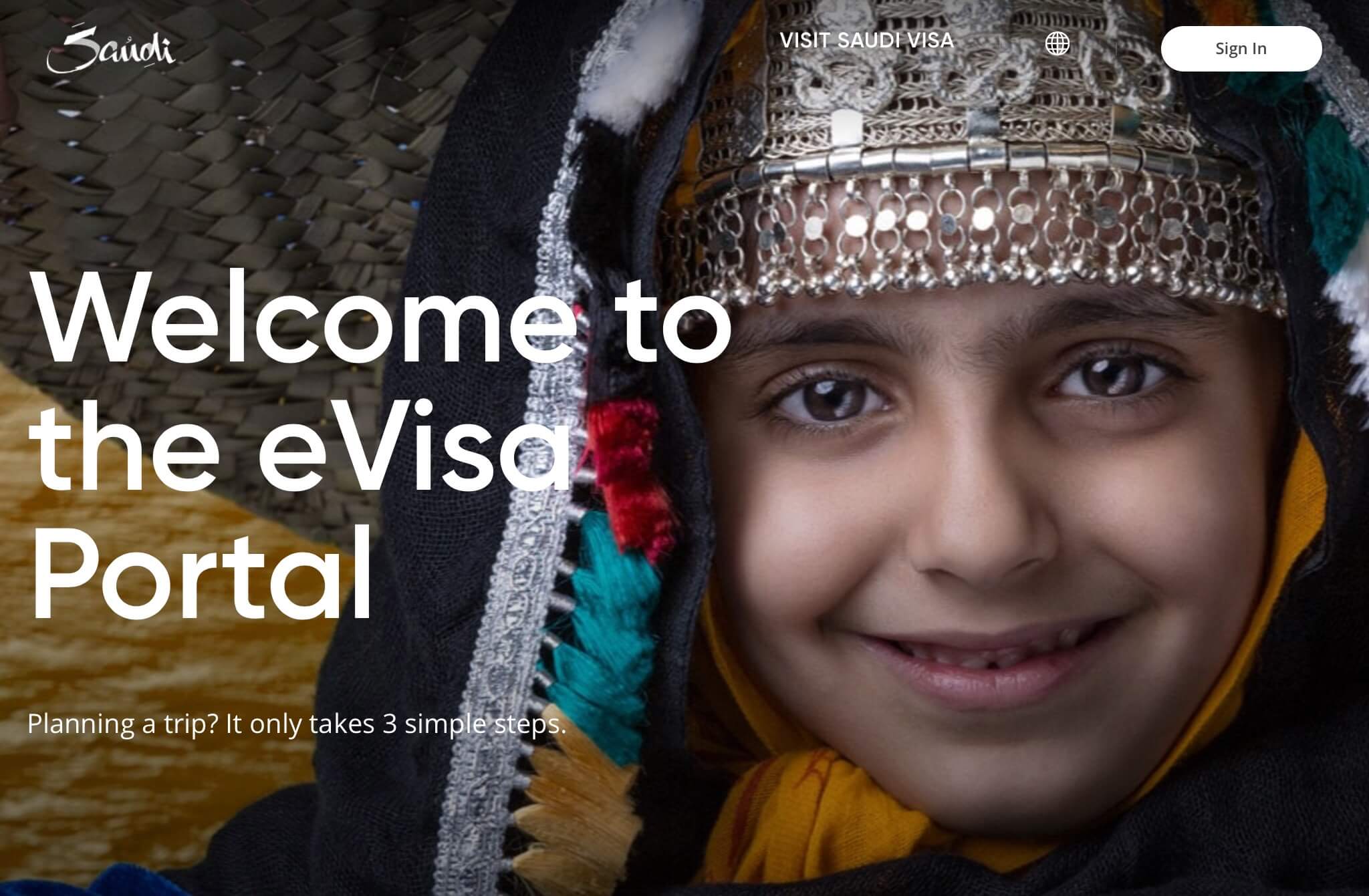 Saudi Arabia eVisa Portal. 