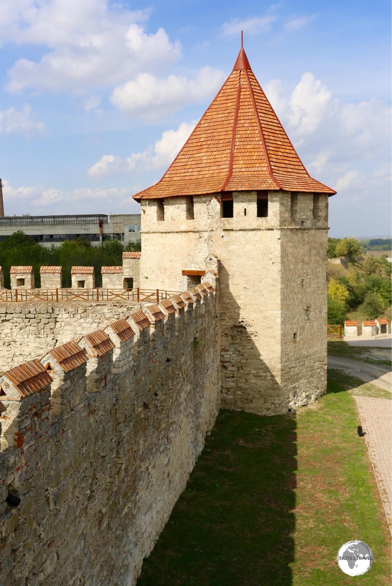 A view of the Ramparts of Bender Fortress.