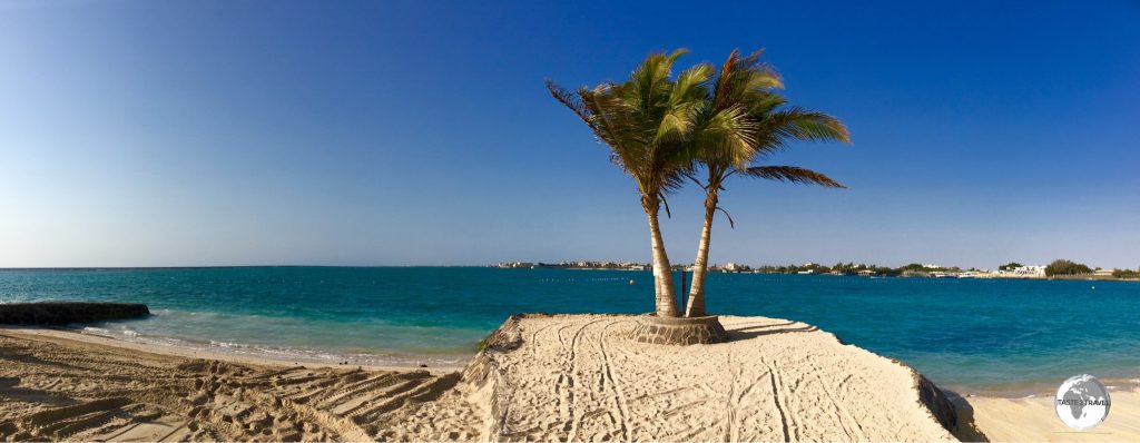 The Red Sea beach at Silver Sands, north of Jeddah.