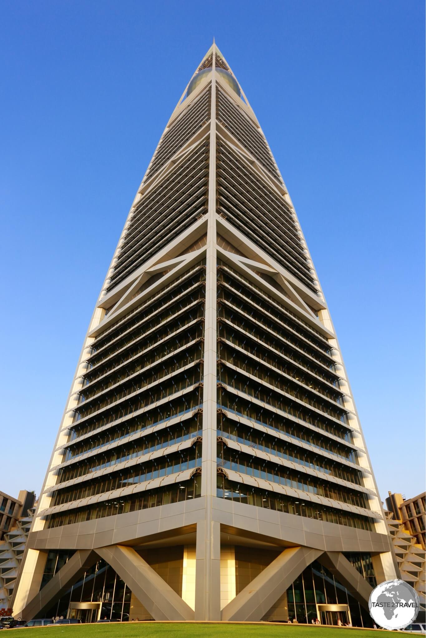 The Norman Foster-designed Al Faisaliah Tower in Riyadh.