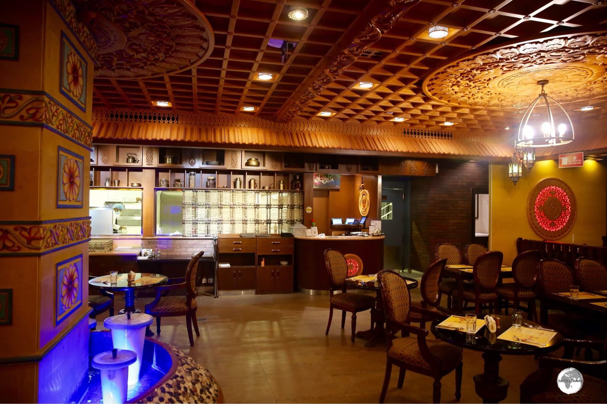 The Shikara restaurant in Riyadh offers delectable Indian cuisine. 