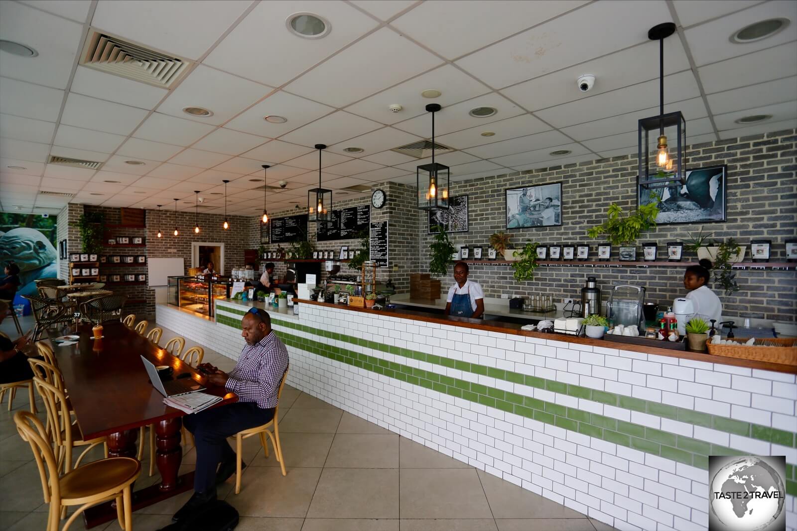 Located on the harbour-front in Port Moresby, this branch of Duffy café was my go-to café while in the capital.