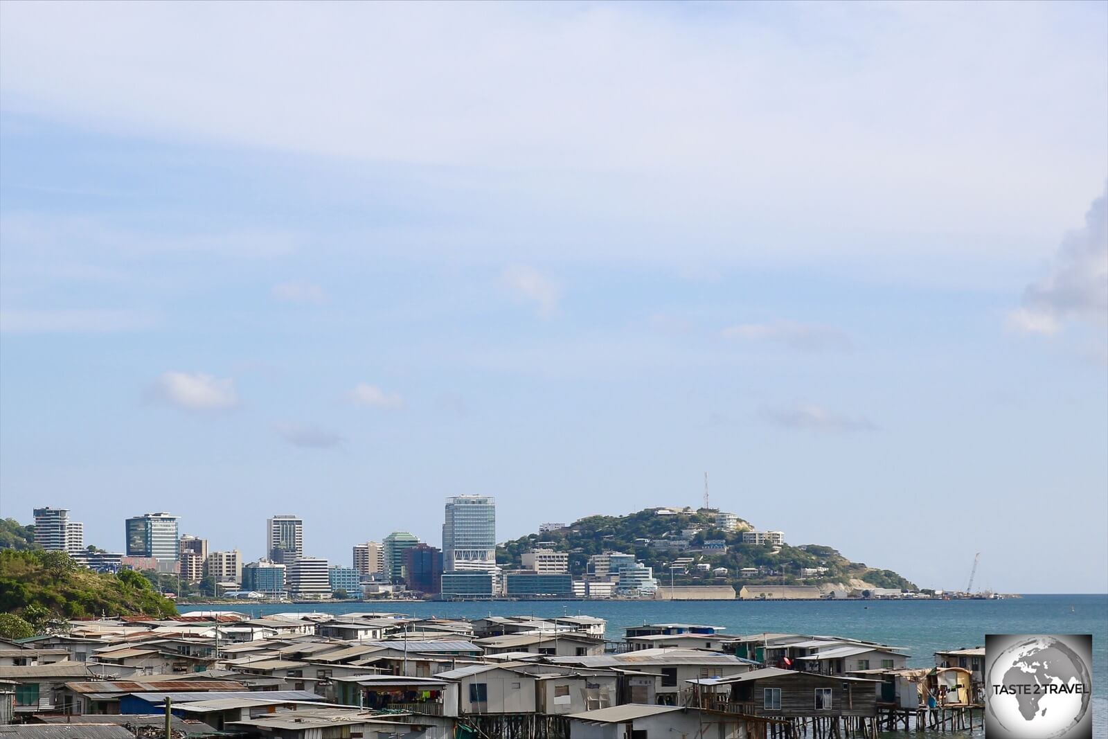 Hanubada stilt village is the closest stilt village to downtown Port Moresby. 