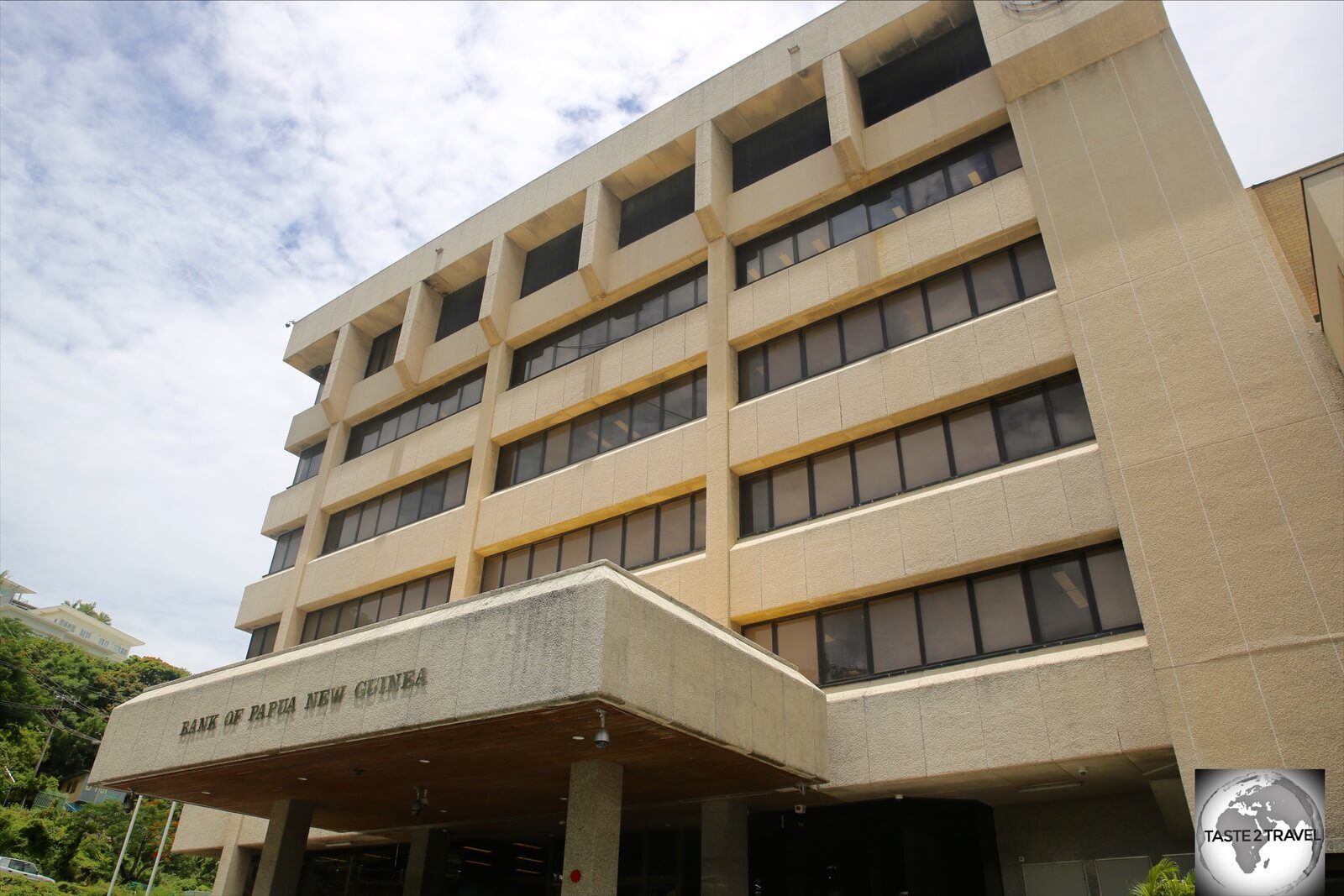 The headquarters of the Bank of Papua New Guinea in Port Moresby.