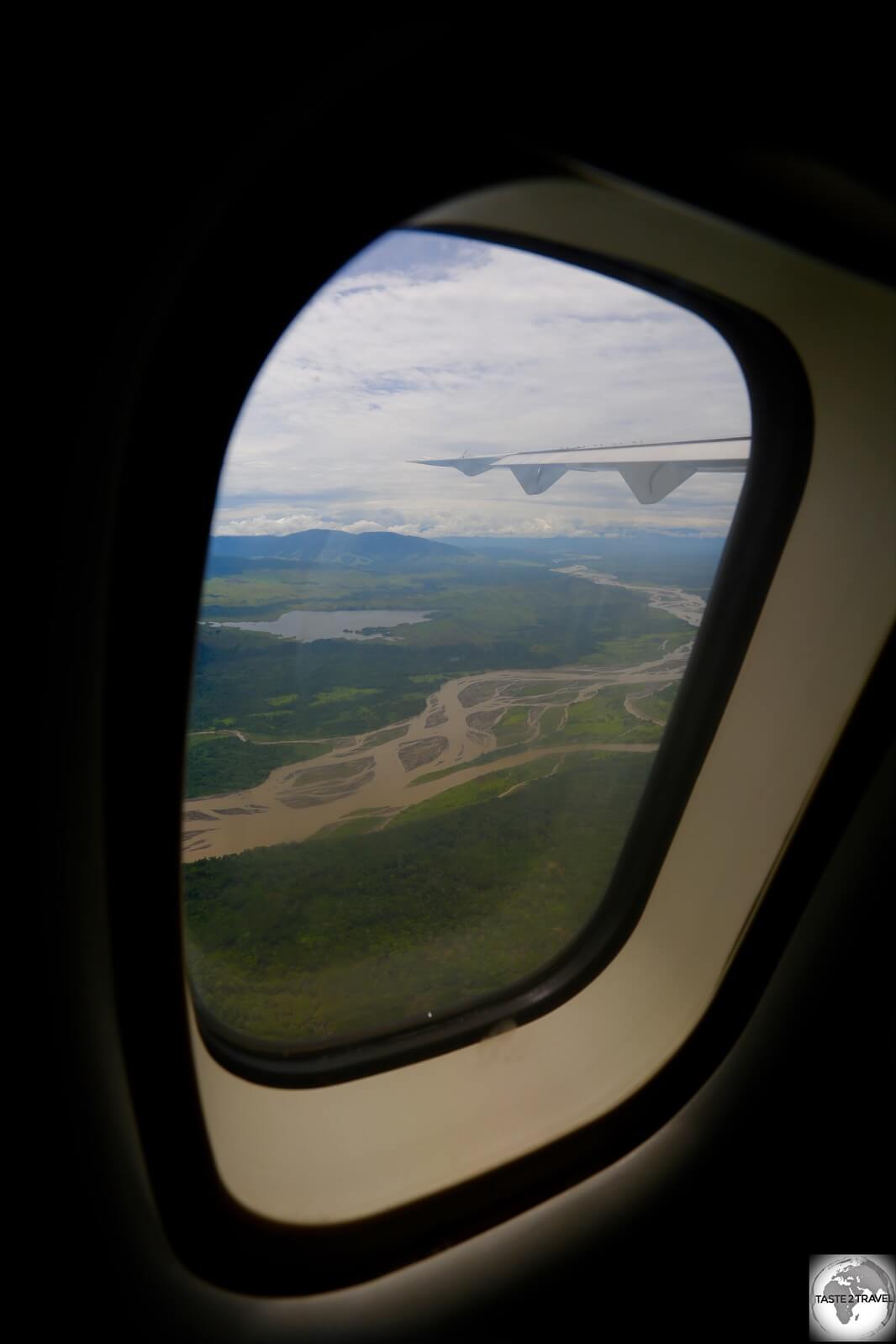 A view from my PNG Air flight from Madang to Lae. 