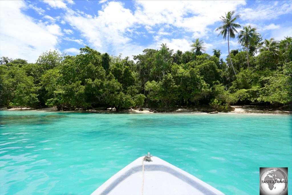 The idyllic Pig Island is one of 600 islands in Papua New Guinea.