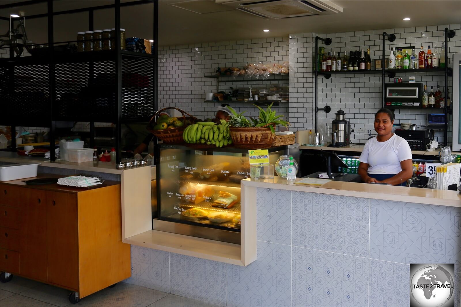 The 'Edge by the Sea' café is a favourite choice for expats and visitors.