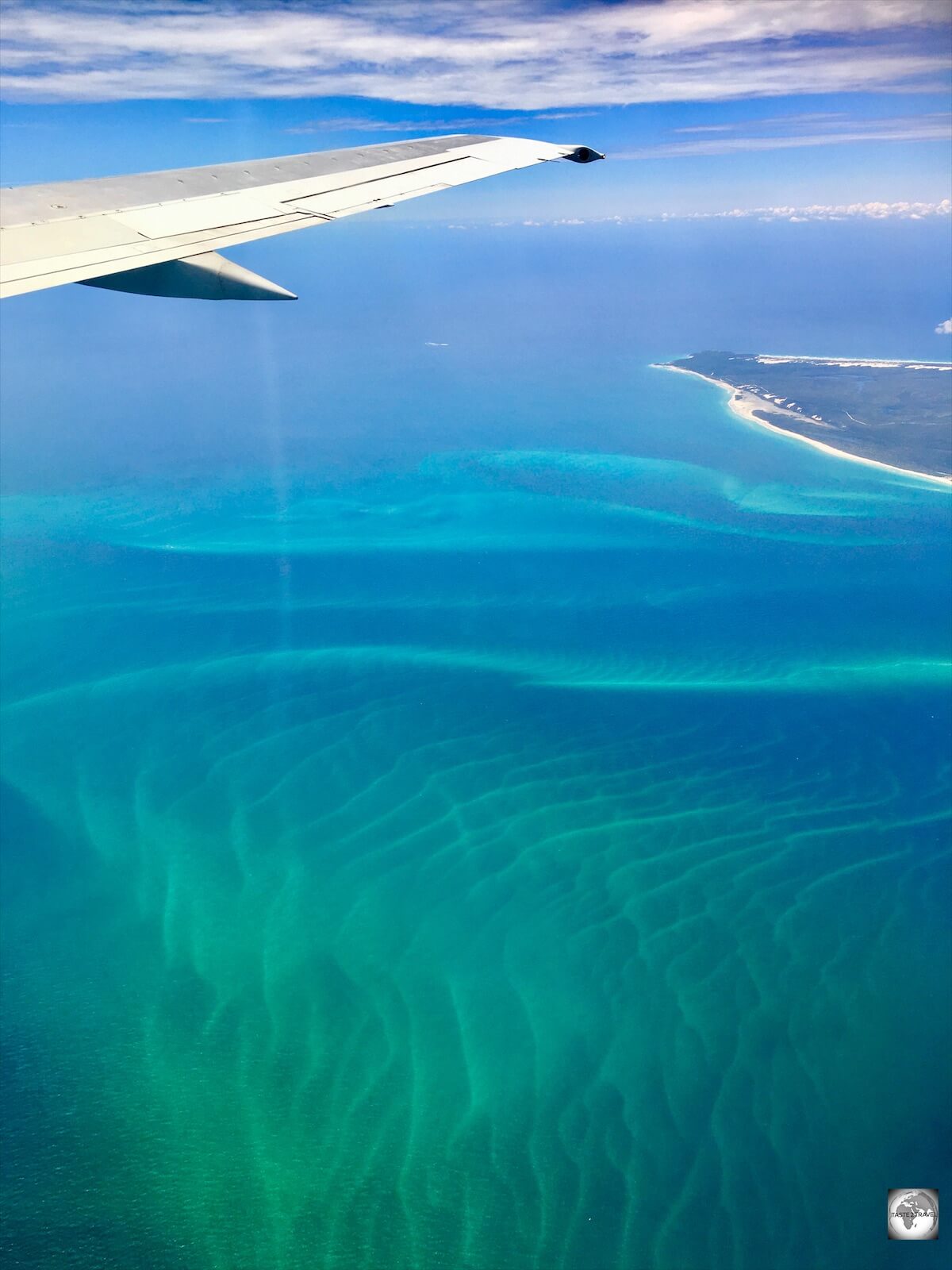 The only view on the 4.5-hour journey from Brisbane to Nauru is of the vast Pacific Ocean, with the occasional, remote atoll appearing below.