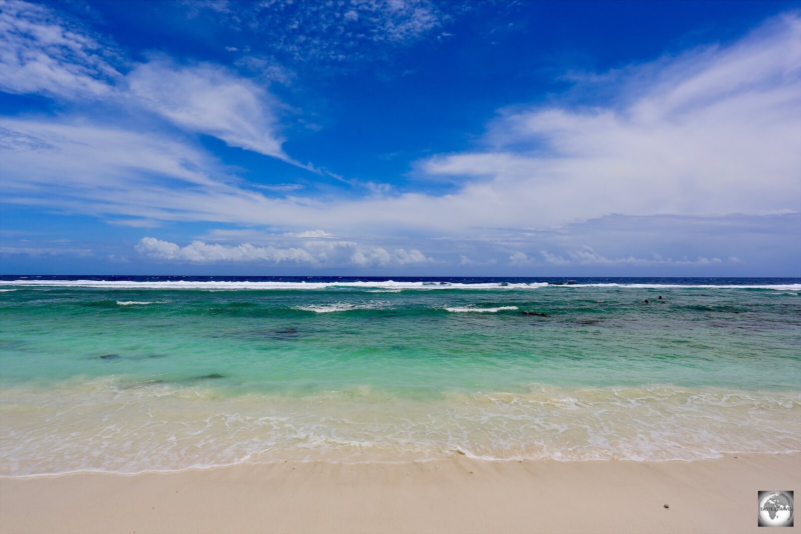 A view of Anibare Bay, Nauru.