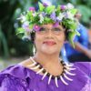 One of the judges at the Miss Nauru 2020 contest, Ms Ruby Amram.