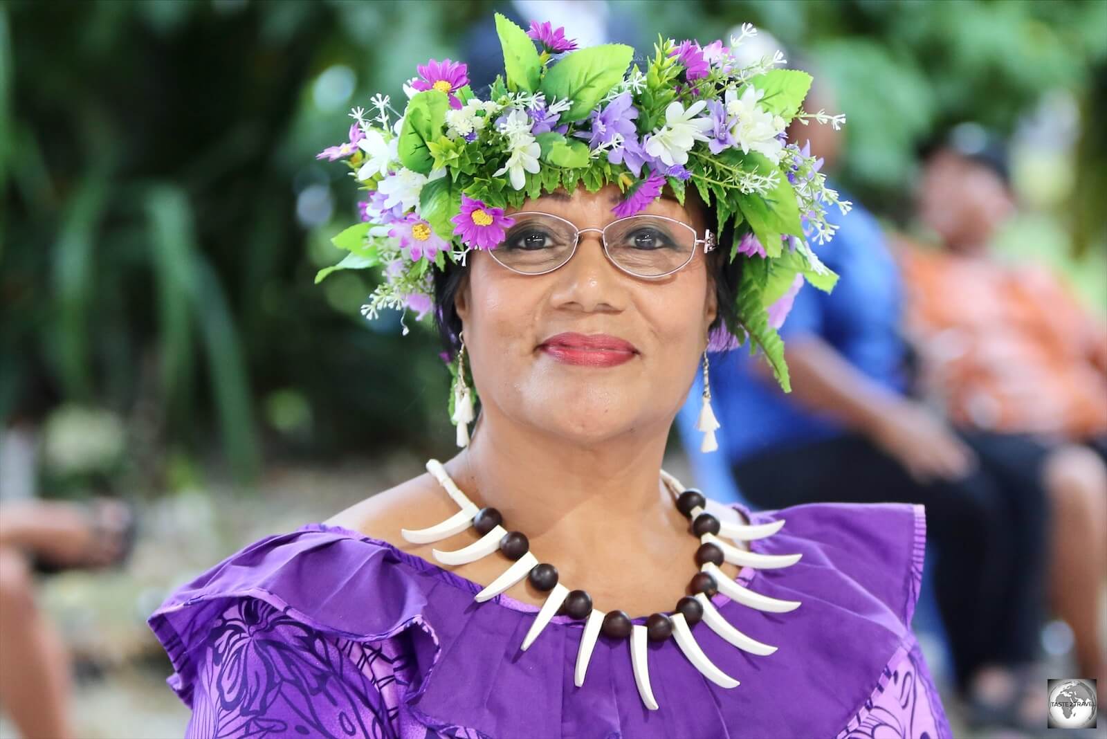 One of the judges at the Miss Nauru 2020 contest, Ms Ruby Amram. 