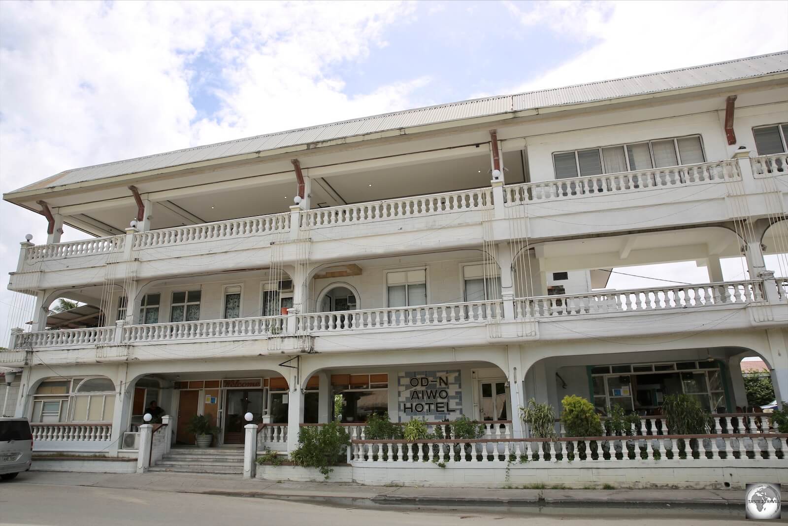 The 3-storey OD-N-Aiwo Hotel is the tallest building on Nauru.