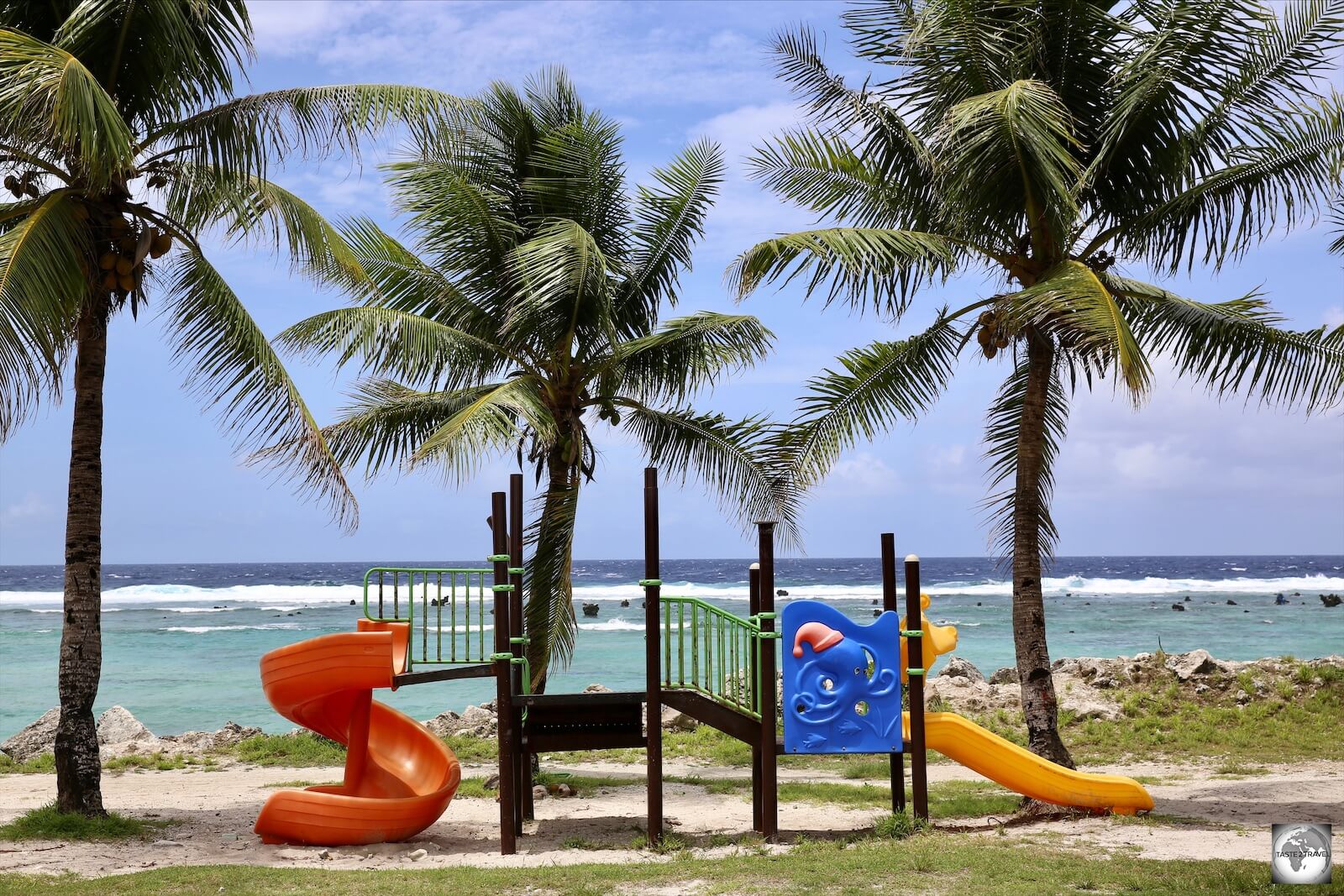 A playground on Nauru.