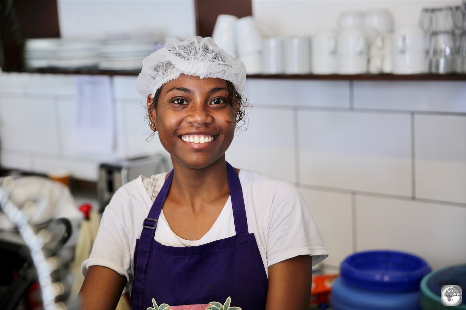 Always armed with an amazing smile, Doris is one of the friendly staff members at the Tropicana café.