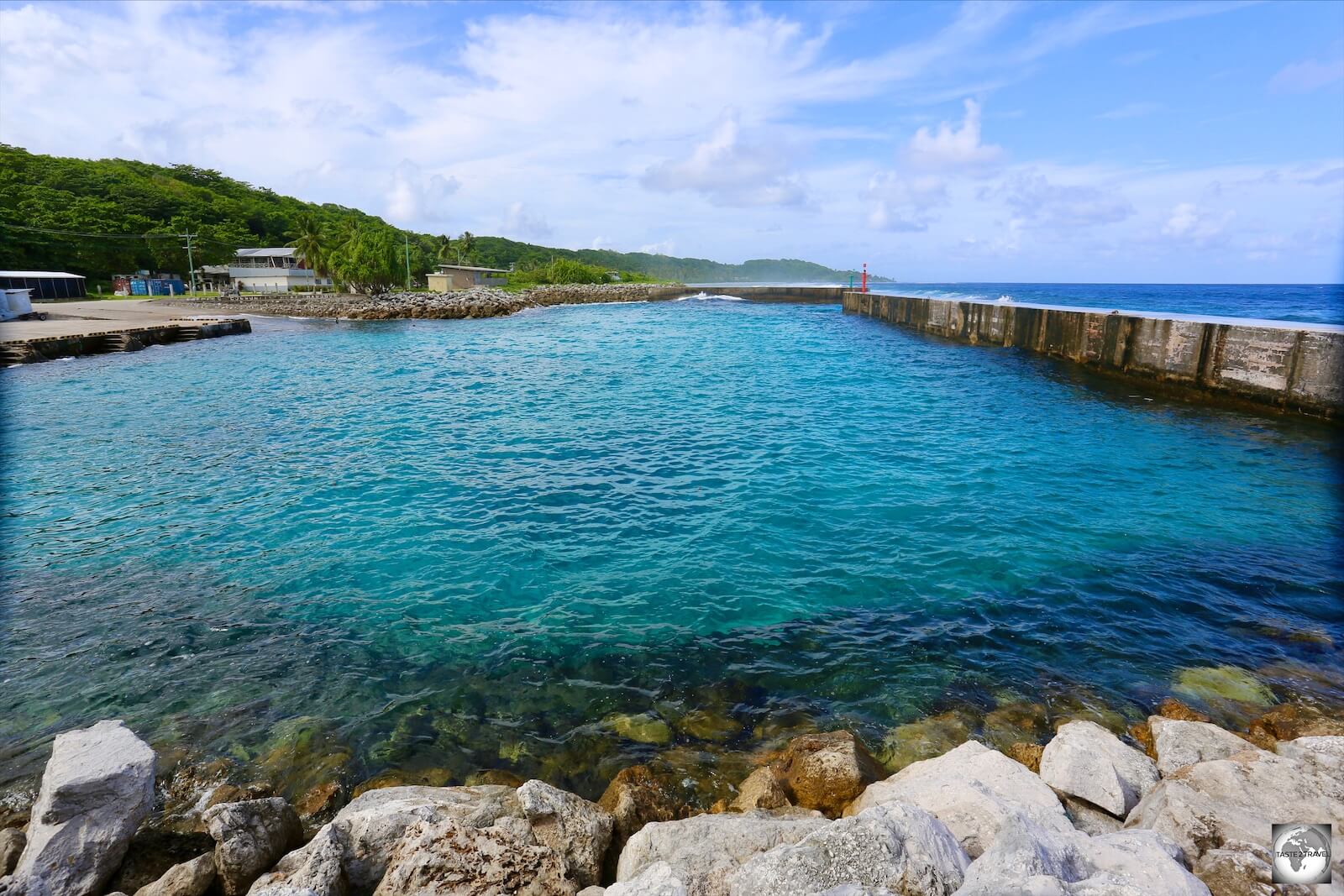 The only harbour on the east coast, Anibare Harbour was created in 2000 as a commercial fishing port.