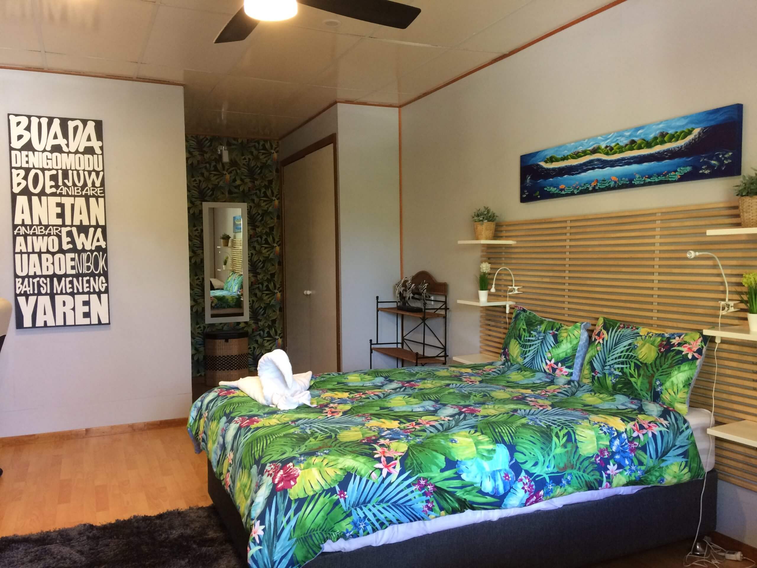 A room at the Ewa Lodge.