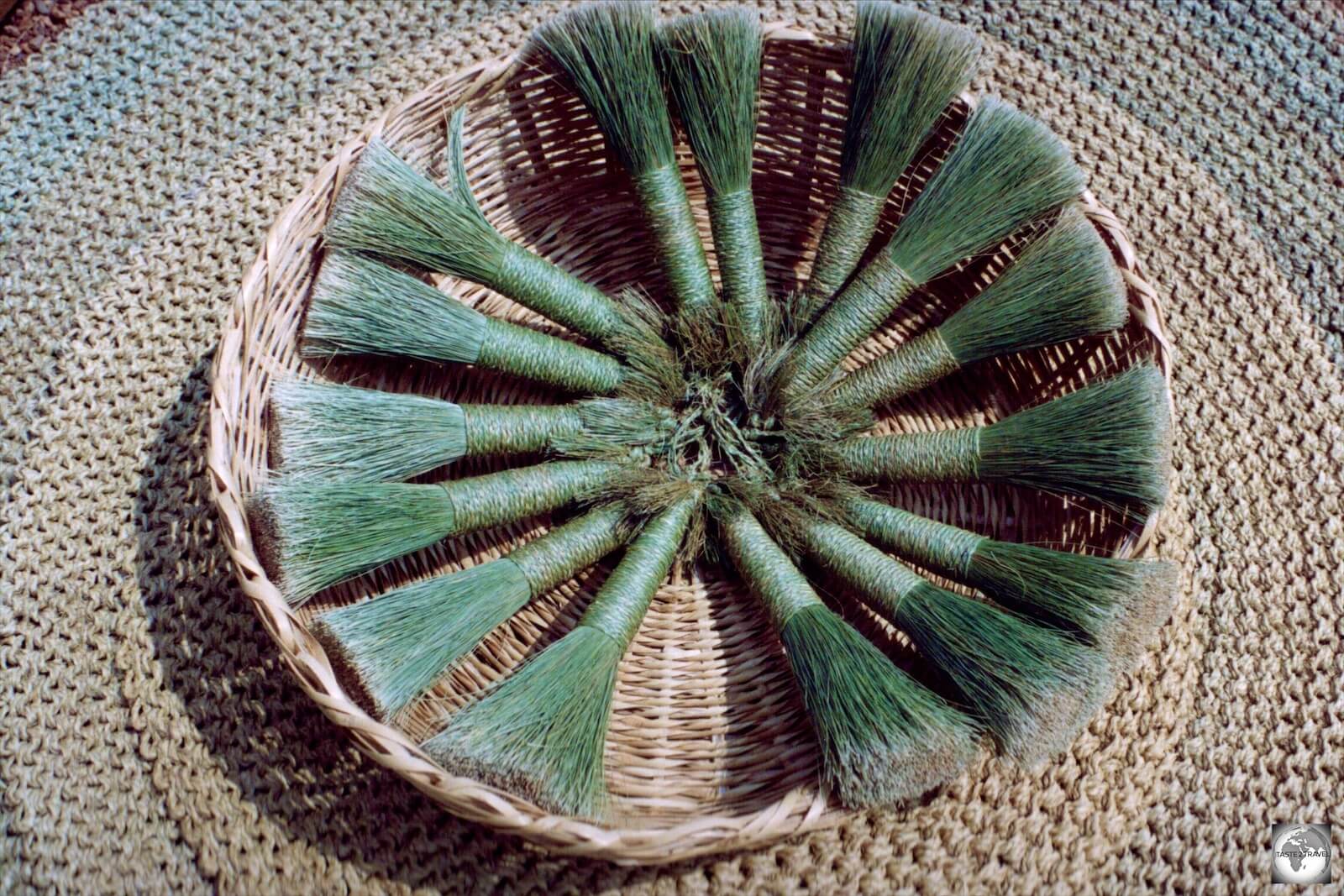 Handicrafts in Mbabane Market, Eswatini.