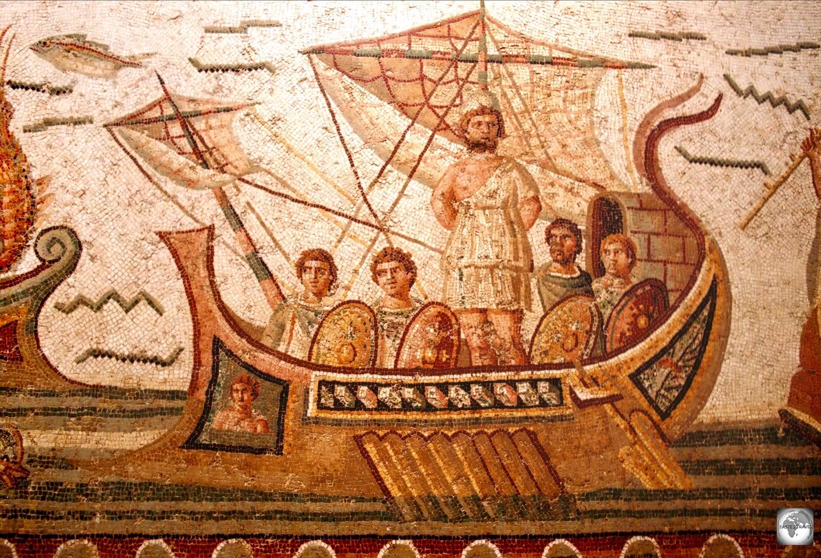 Mosaic at the Bardo National Museum, Tunis, Tunisia